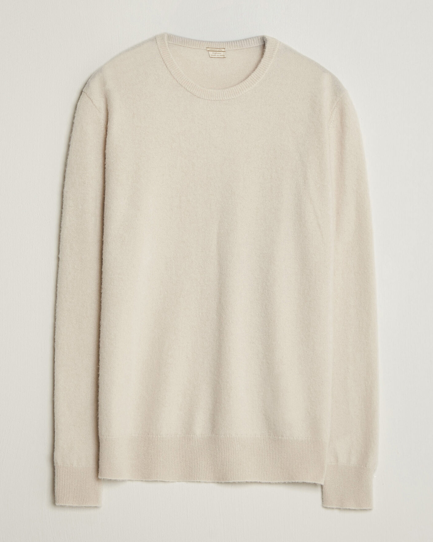 Men | Sweaters & Knitwear | Massimo Alba | Kane Brushed Cashmere Sweater Magnolia