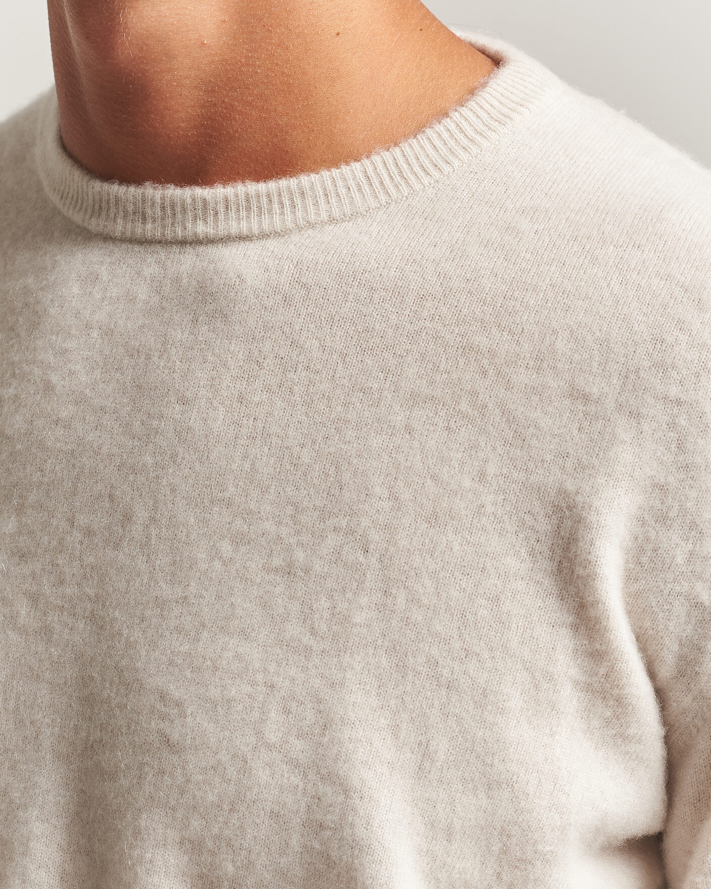 Men | Sweaters & Knitwear | Massimo Alba | Kane Brushed Cashmere Sweater Magnolia