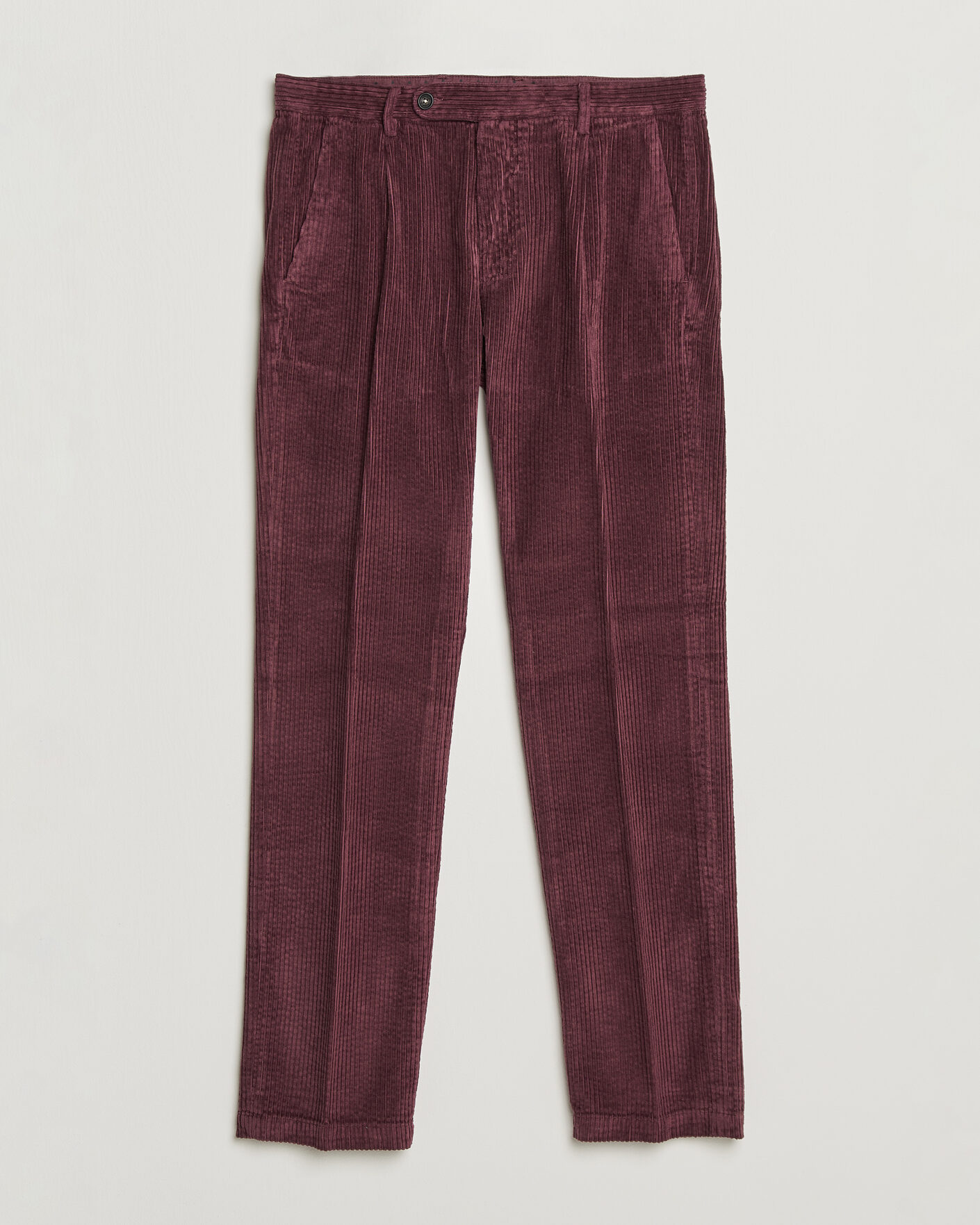 Men | Trousers | Massimo Alba | Ionio Pleated Corduroy Pants Rose Brown