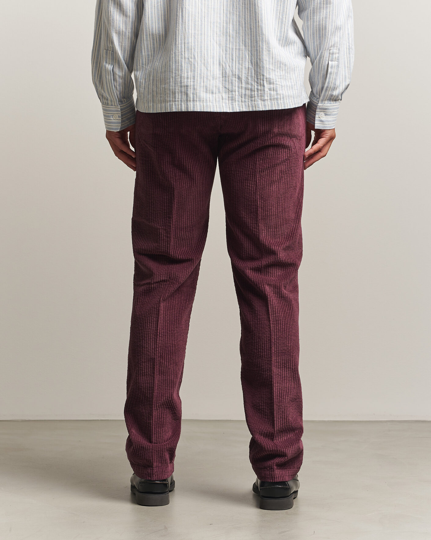 Men | Trousers | Massimo Alba | Ionio Pleated Corduroy Pants Rose Brown