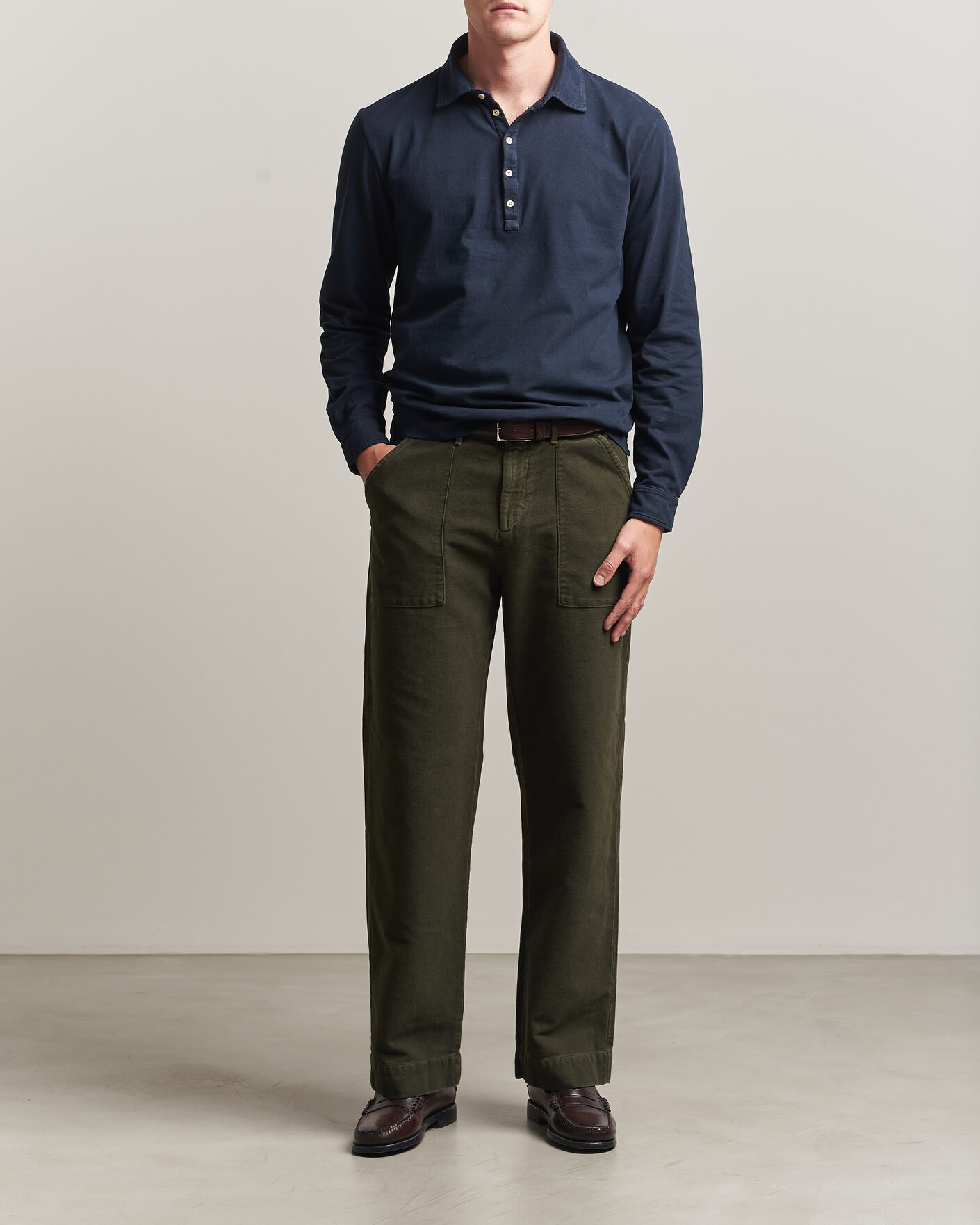 Men | Trousers | Massimo Alba | Regata Moleksine Pants Forest Night