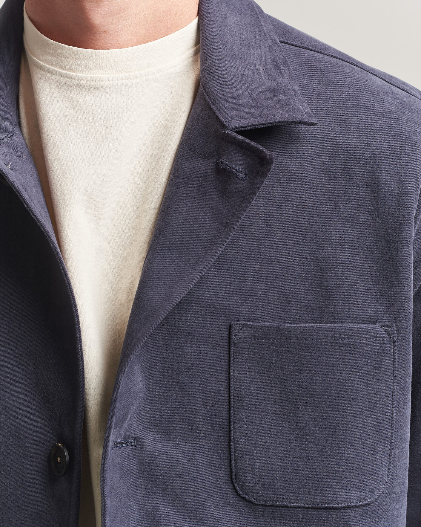 Men | Coats & Jackets | Massimo Alba | Florida Brushed Cotton Jacket Navy