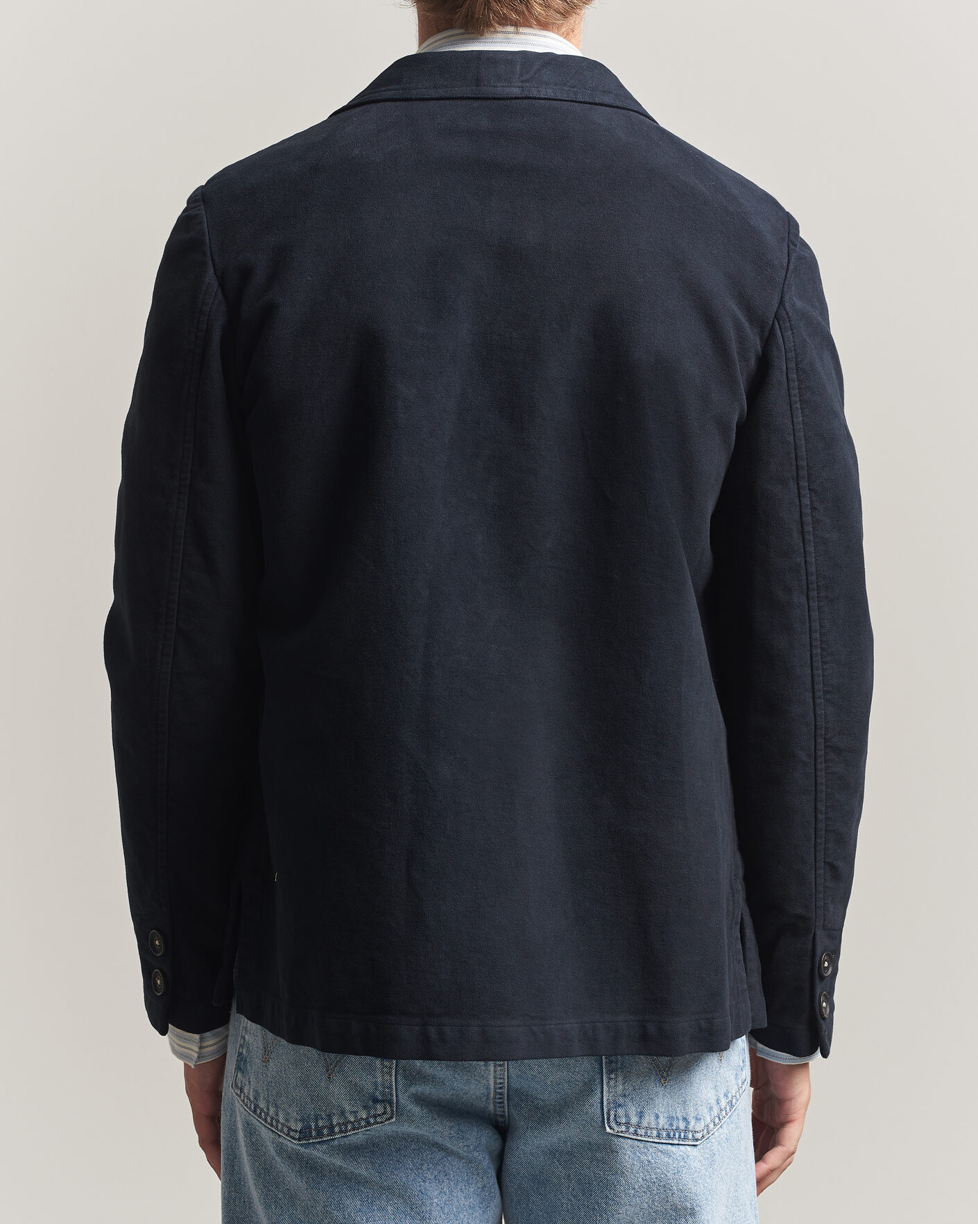 Men | Blazers | Massimo Alba | Baglietto Moleskine Jacket Navy