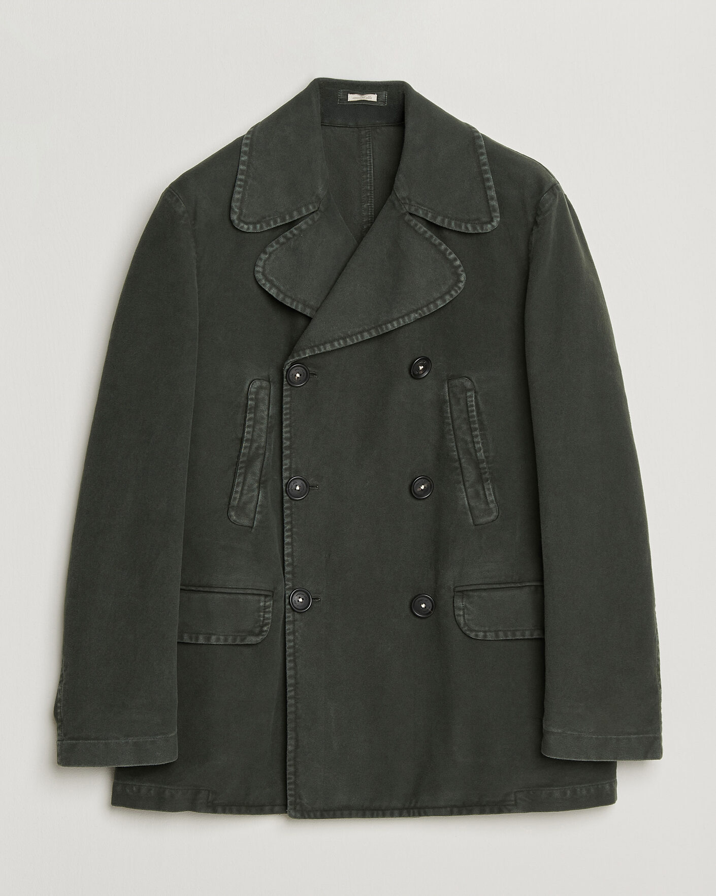 Men | Coats & Jackets | Massimo Alba | Moleskine Peacoat Forest Night