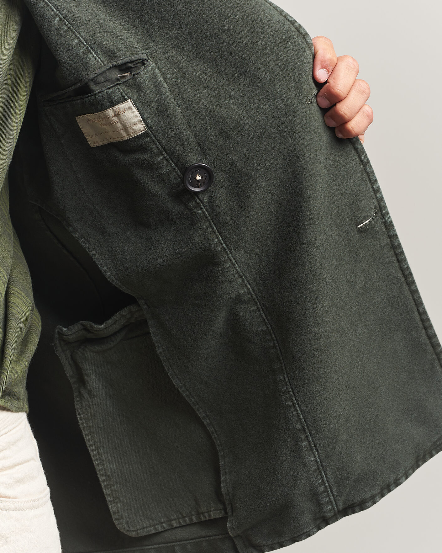 Men | Coats & Jackets | Massimo Alba | Moleskine Peacoat Forest Night