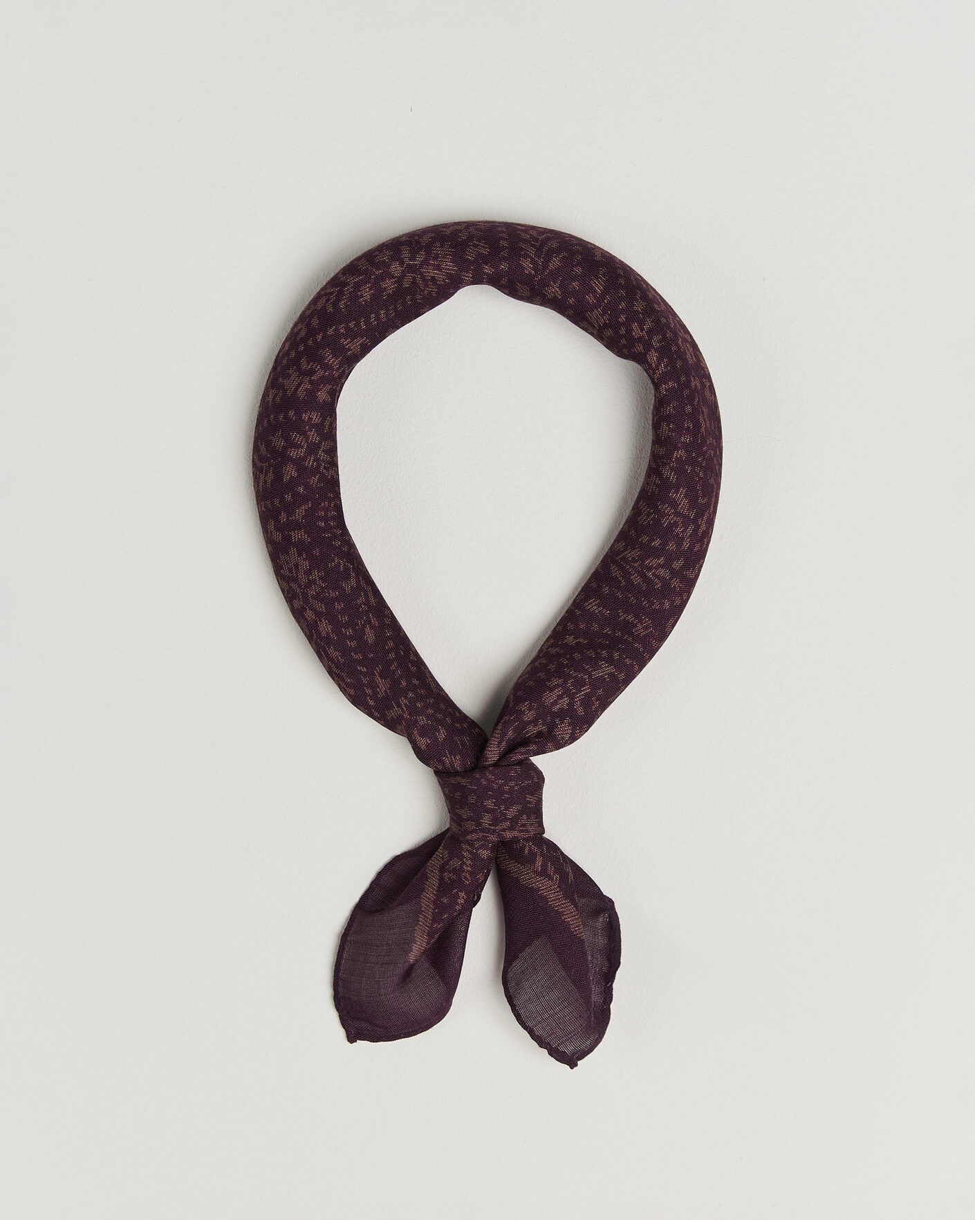 Men | Dress Scarves | Massimo Alba | Cashmere/Silk Bandana Burgundy