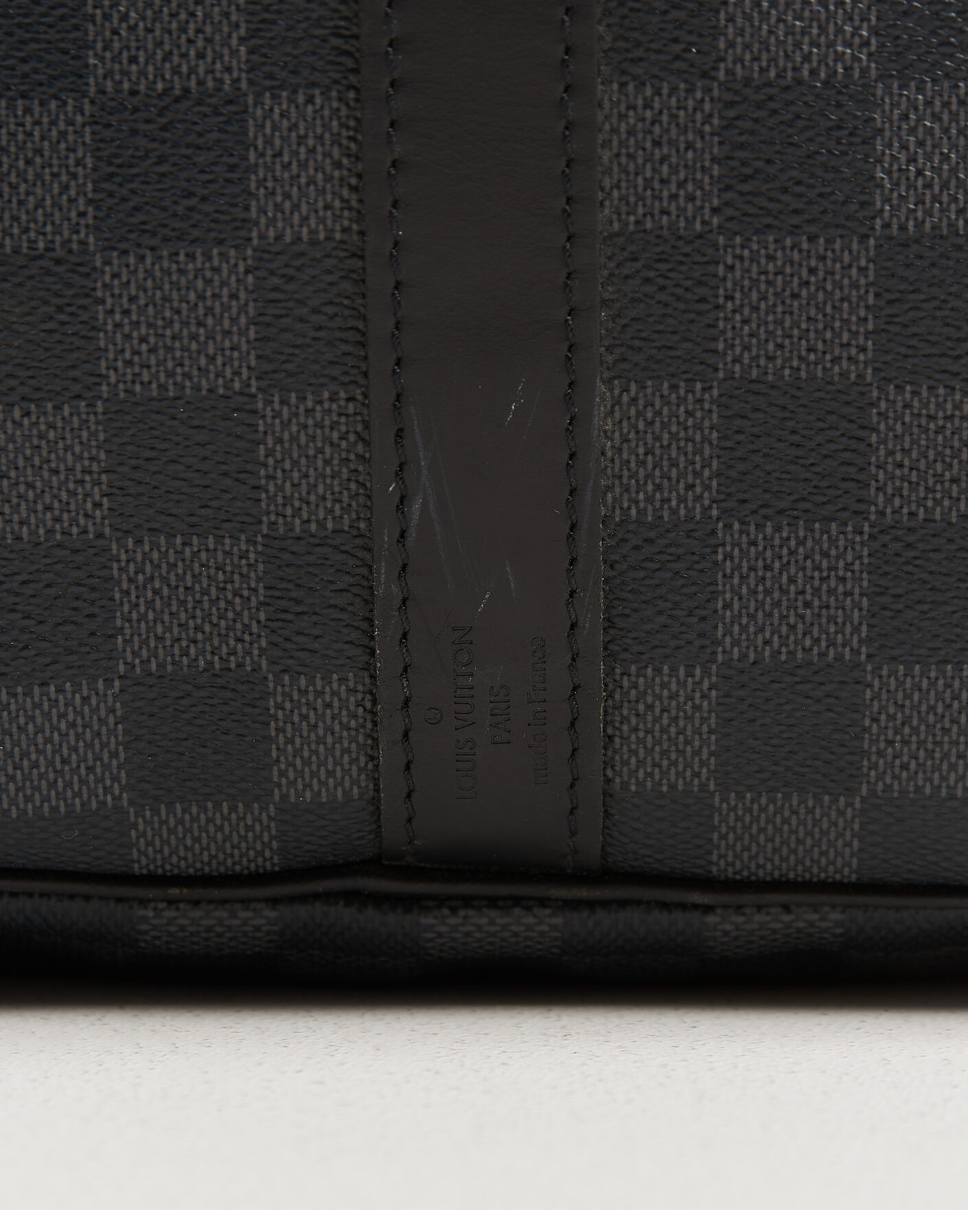 Louis Vuitton Pre-Owned Keepall 55 Bandouliére Damier Graphite at