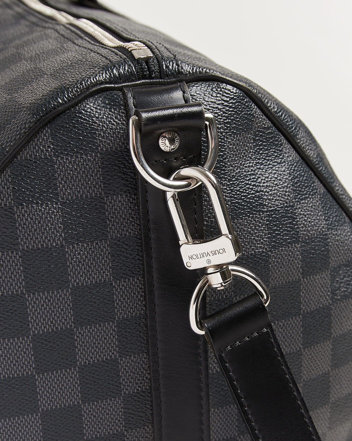Louis Vuitton Pre-Owned Keepall 55 Bandouliére Damier Graphite at