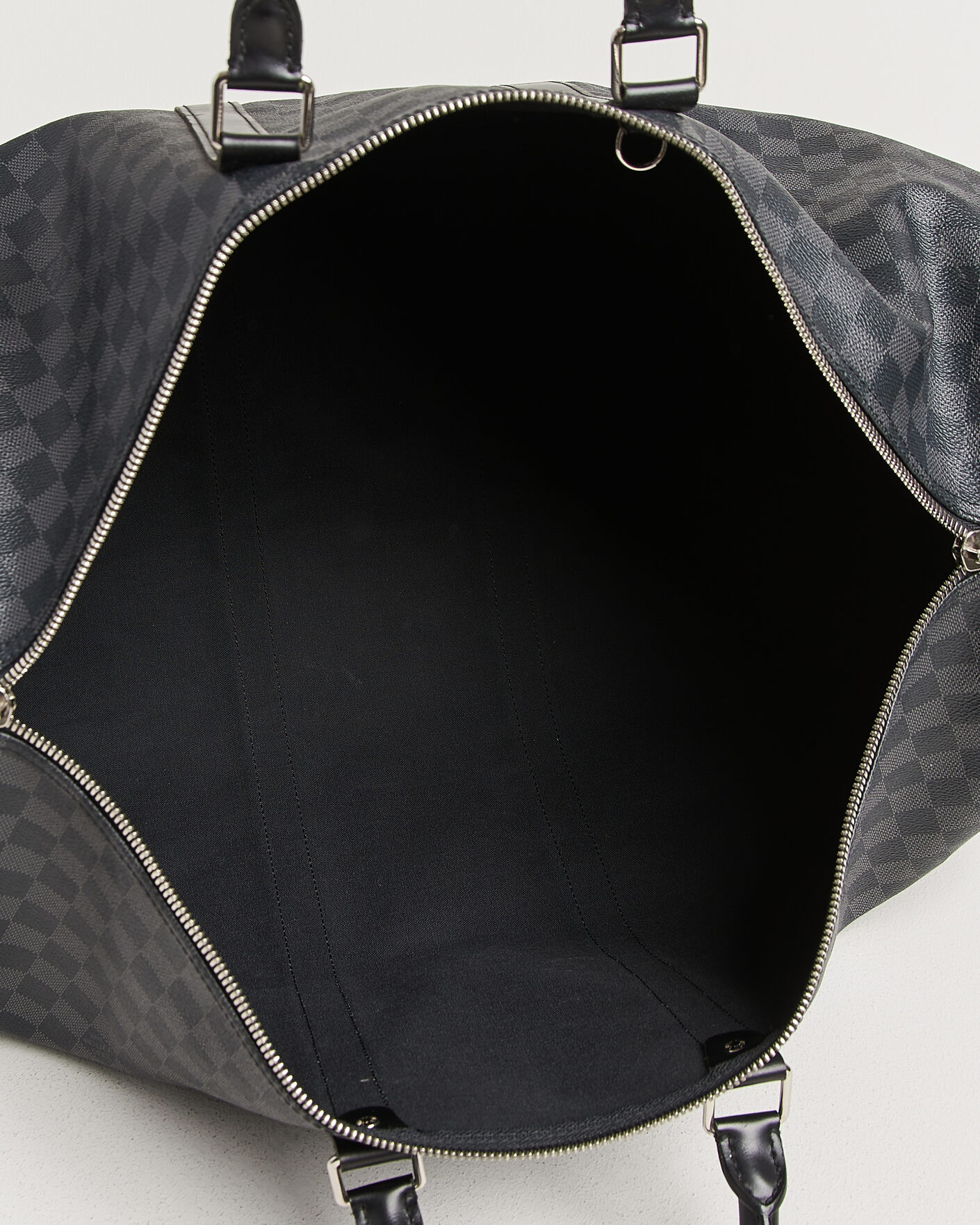 Men | Pre-Owned & Vintage Bags | Louis Vuitton Pre-Owned | Keepall 55 Bandouliére Damier Graphite
