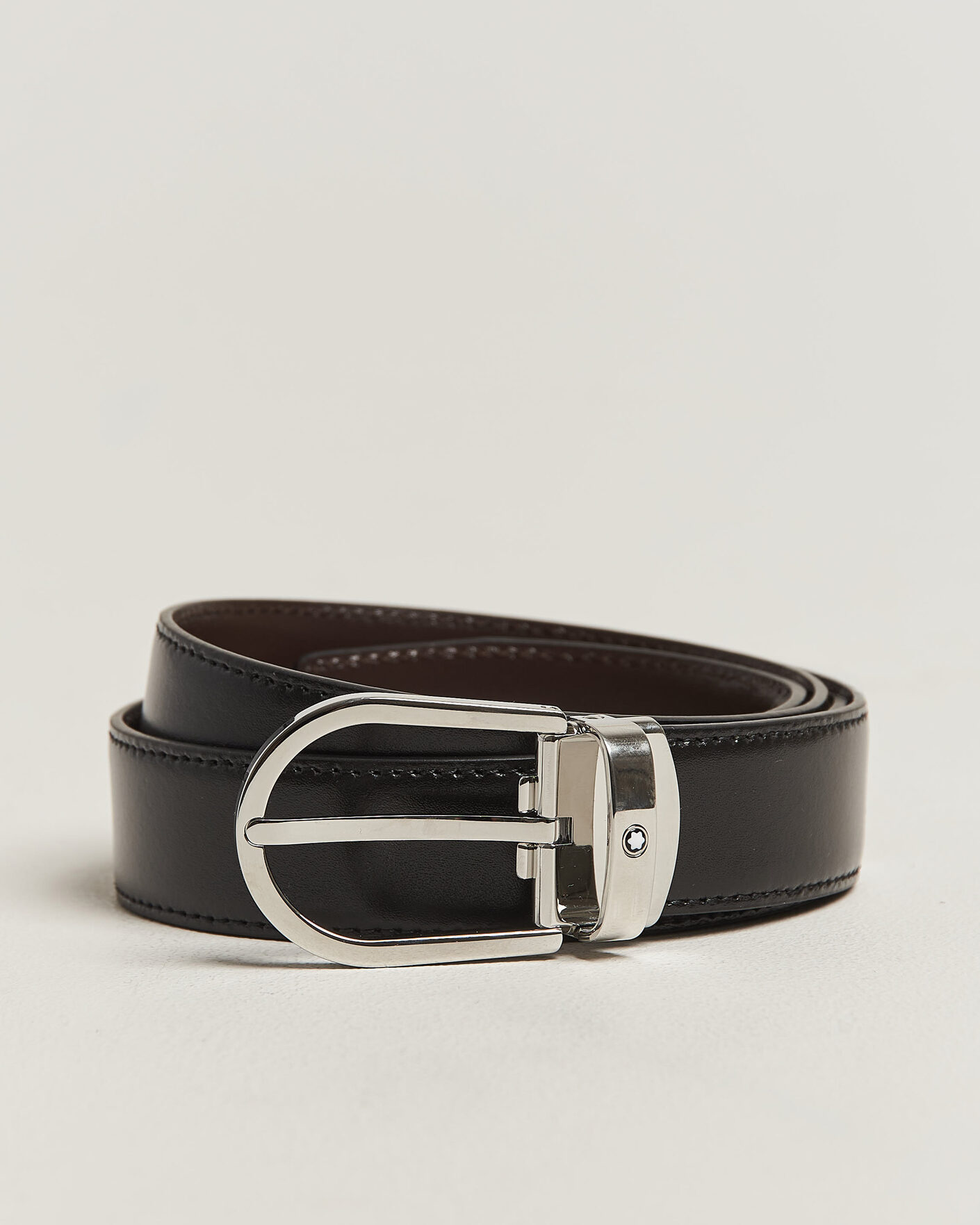 Men | Belts | Montblanc | Meisterstück Horseshoe 30mm Reversible Belt Black/Brown
