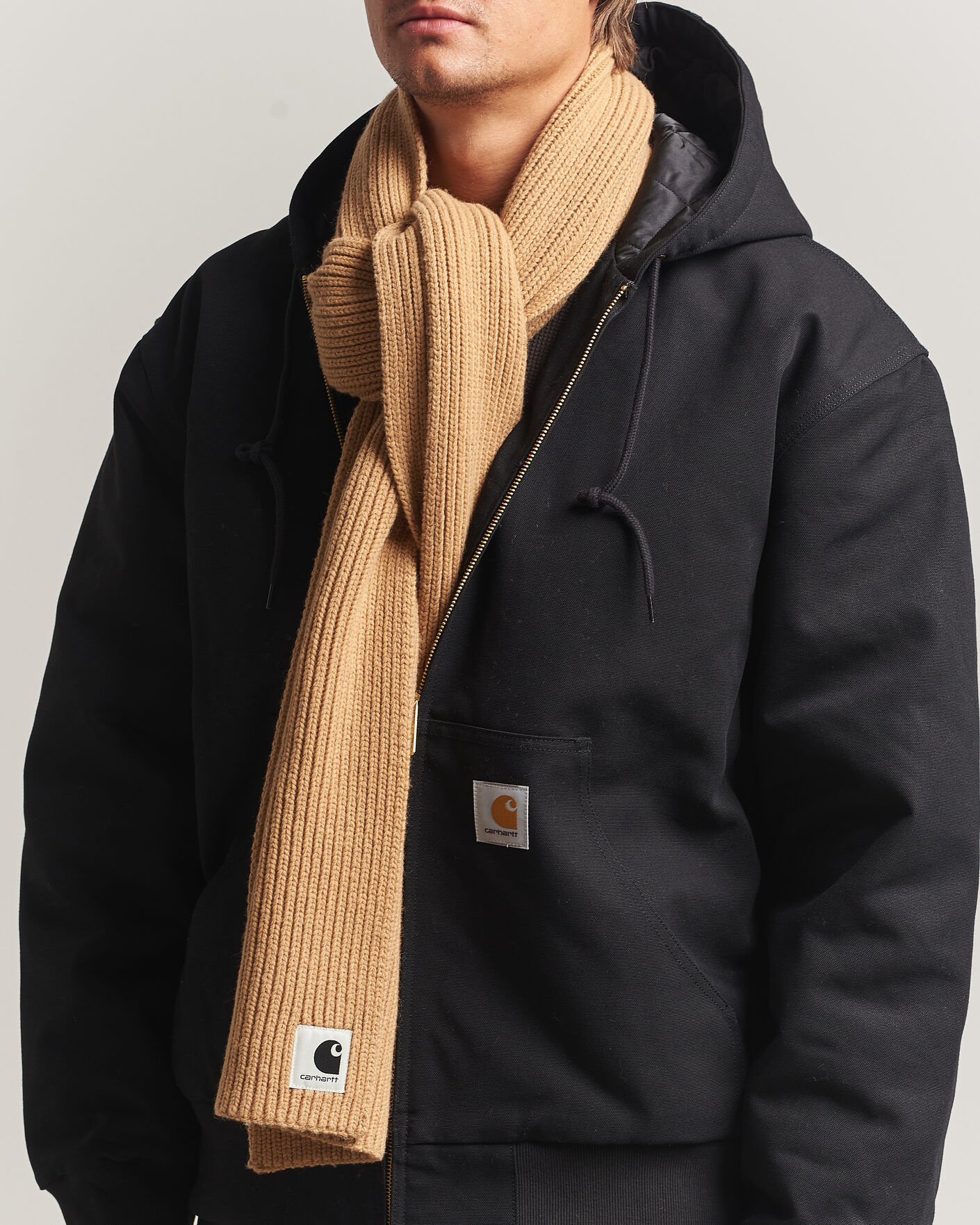 Men | Scarves | Carhartt WIP | Mira Wool Scarf Dusty Hamilton