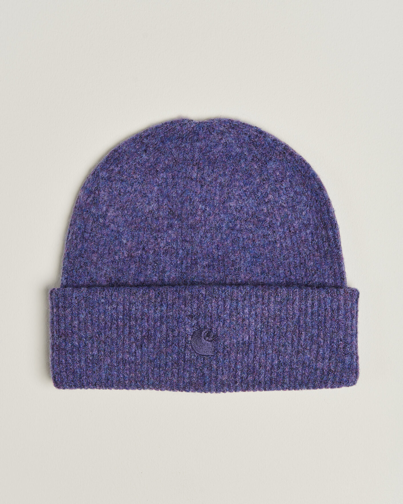 Men | Beanies | Carhartt WIP | Curtis Tonal Logo Beanie Shady Purple