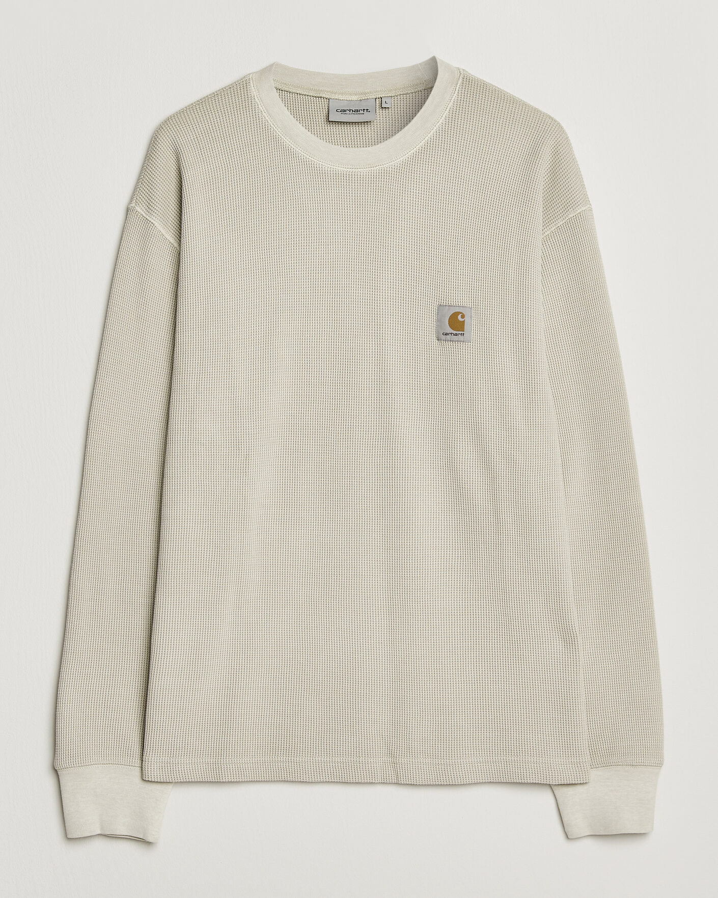 Men | T-Shirts | Carhartt WIP | Long Sleeve Waffle T-Shirt Fleur De Sel