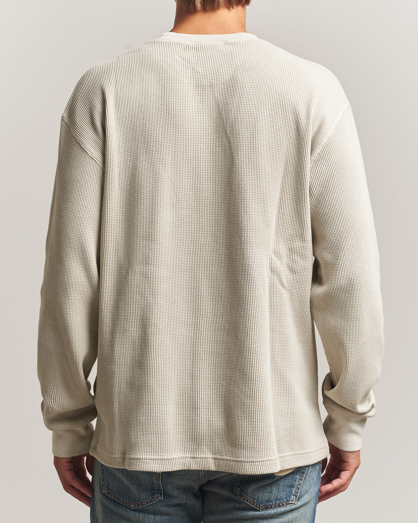 Men | T-Shirts | Carhartt WIP | Long Sleeve Waffle T-Shirt Fleur De Sel