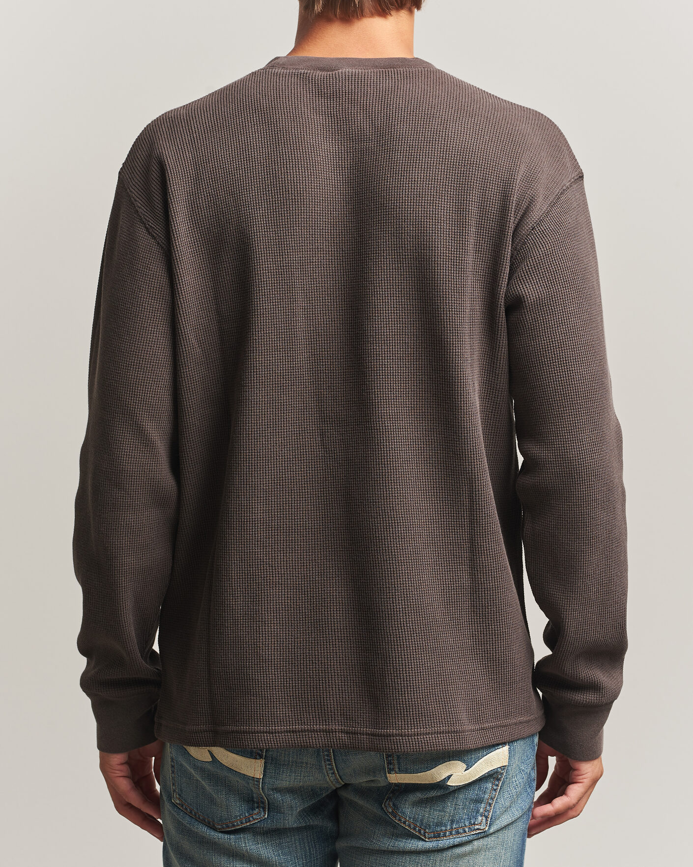 Men | T-Shirts | Carhartt WIP | Long Sleeve Waffle T-Shirt Tobacco