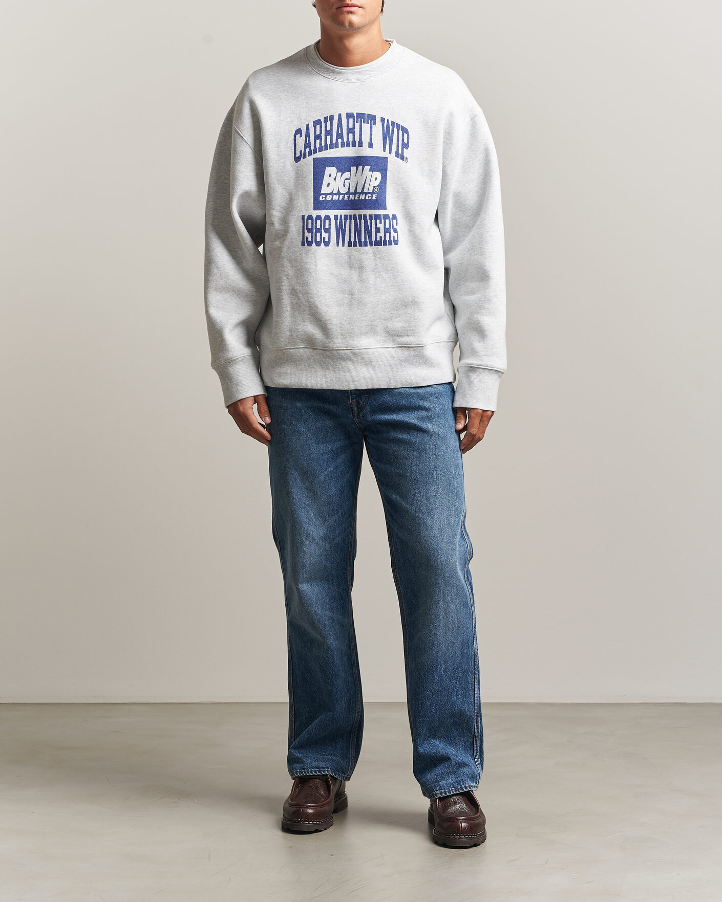 Men | Sweaters & Knitwear | Carhartt WIP | 1989 Winners Sweatshirt Ash Heather