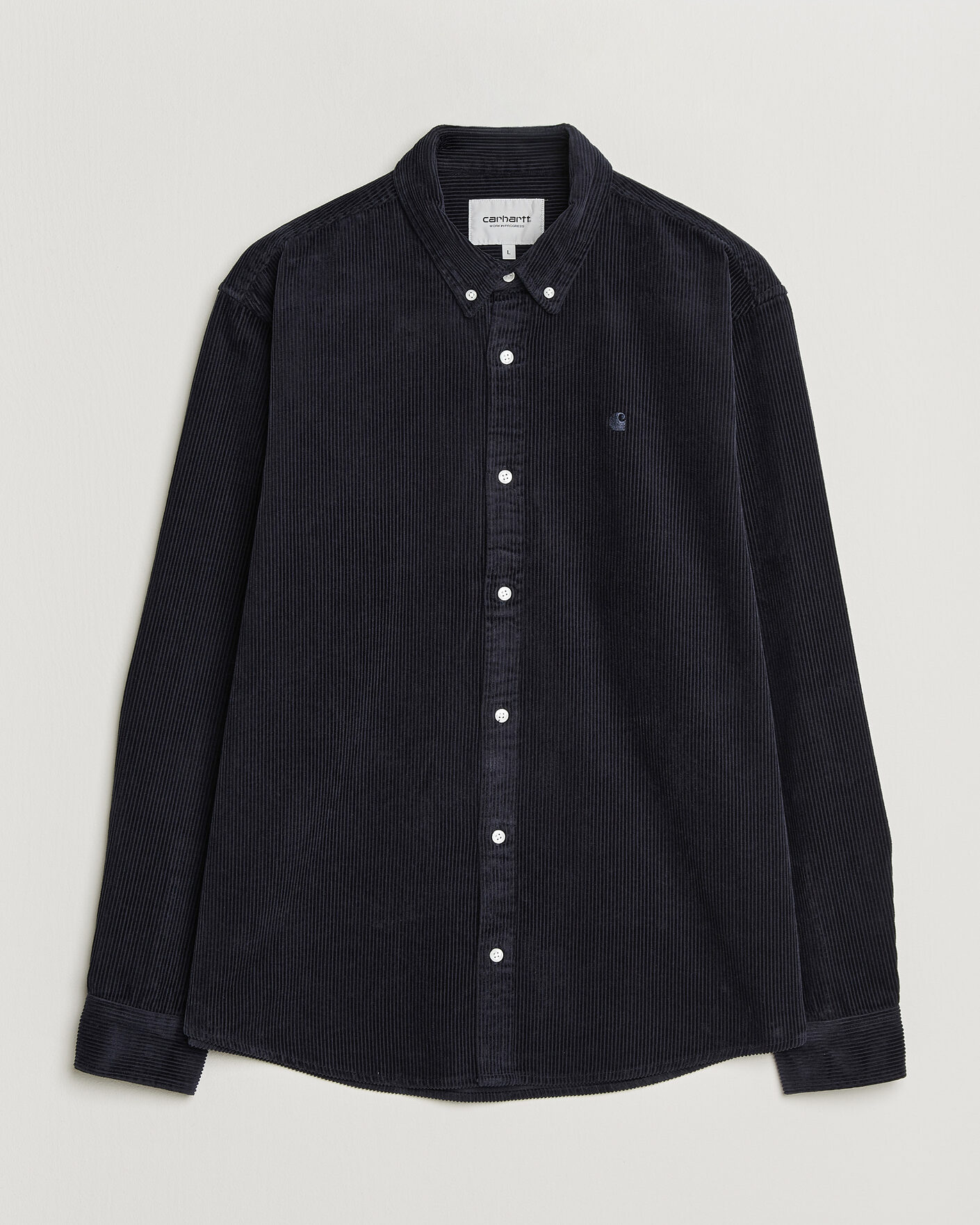 Men | Shirts | Carhartt WIP | Madison Cord Shirt Dark Navy