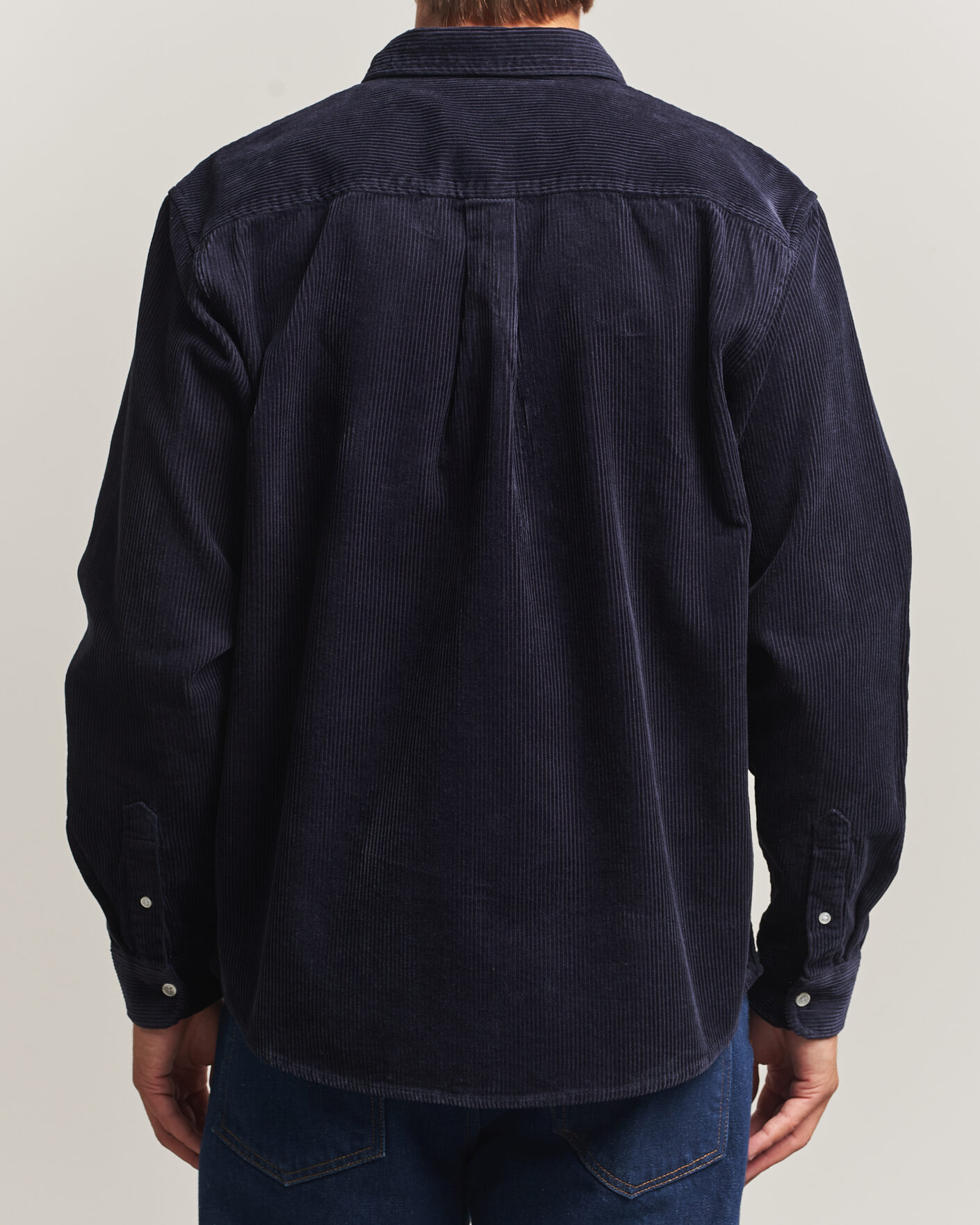 Men | Shirts | Carhartt WIP | Madison Cord Shirt Dark Navy