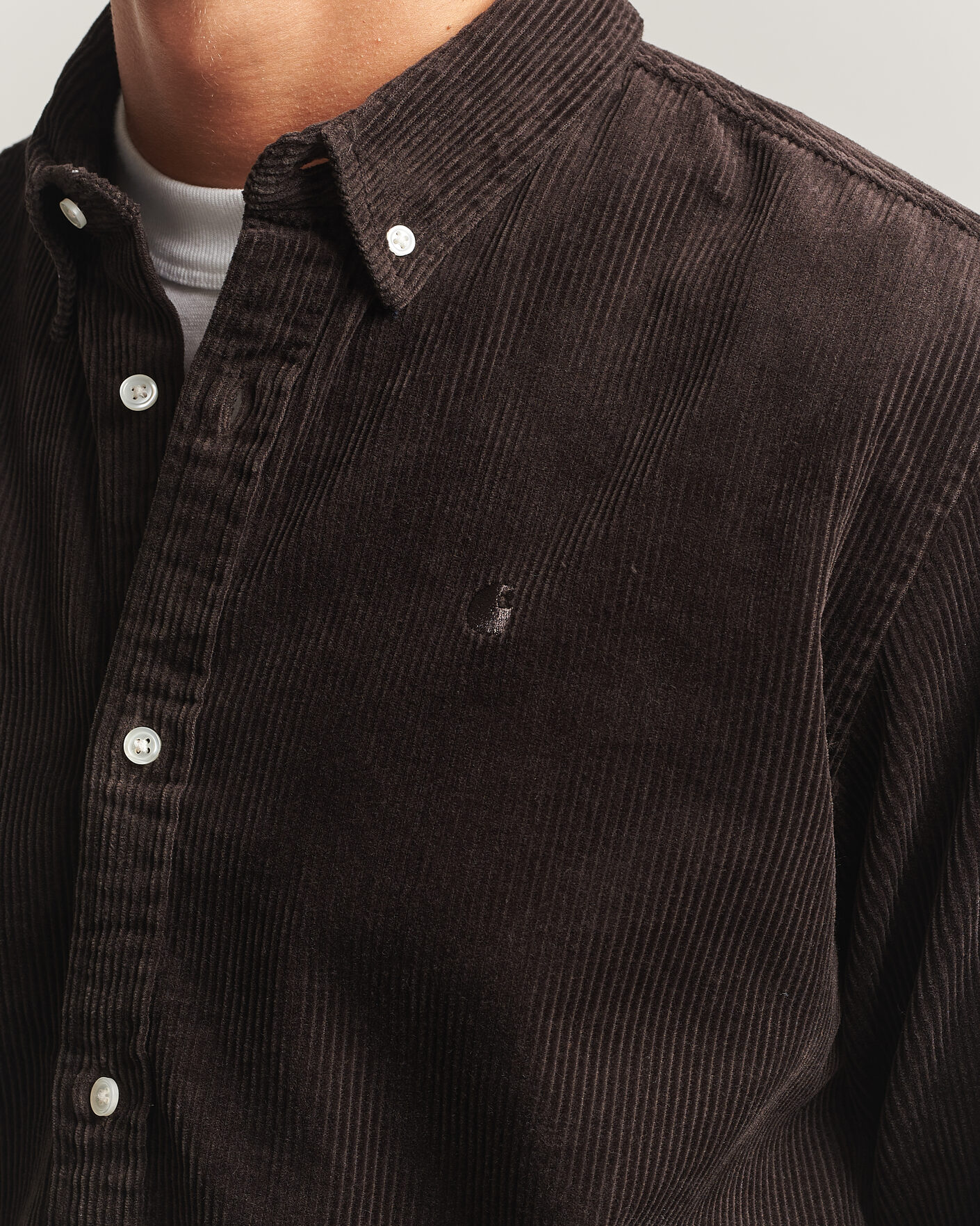 Men | Shirts | Carhartt WIP | Madison Cord Shirt Tobacco