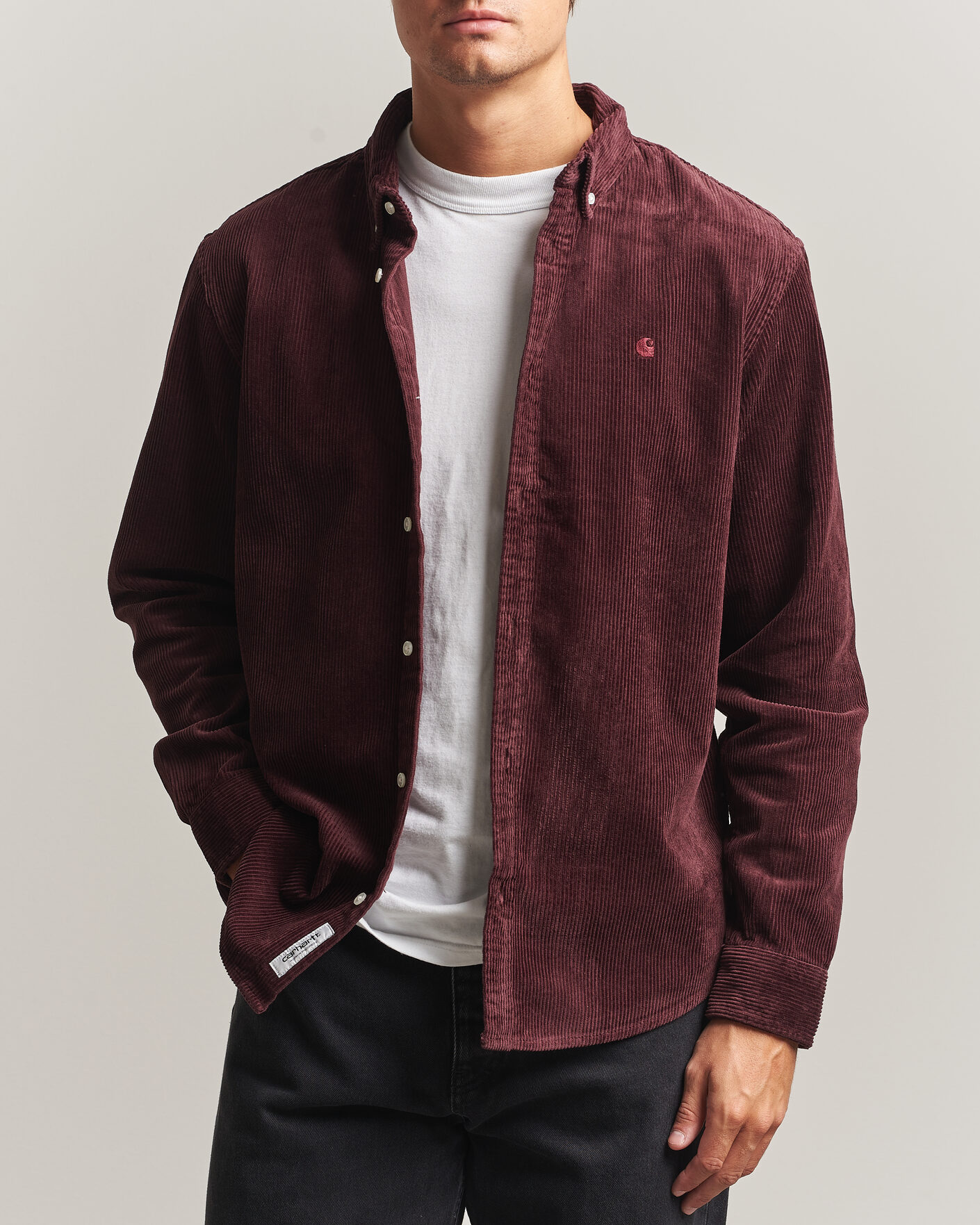 Men | Shirts | Carhartt WIP | Madison Cord Shirt Amarone