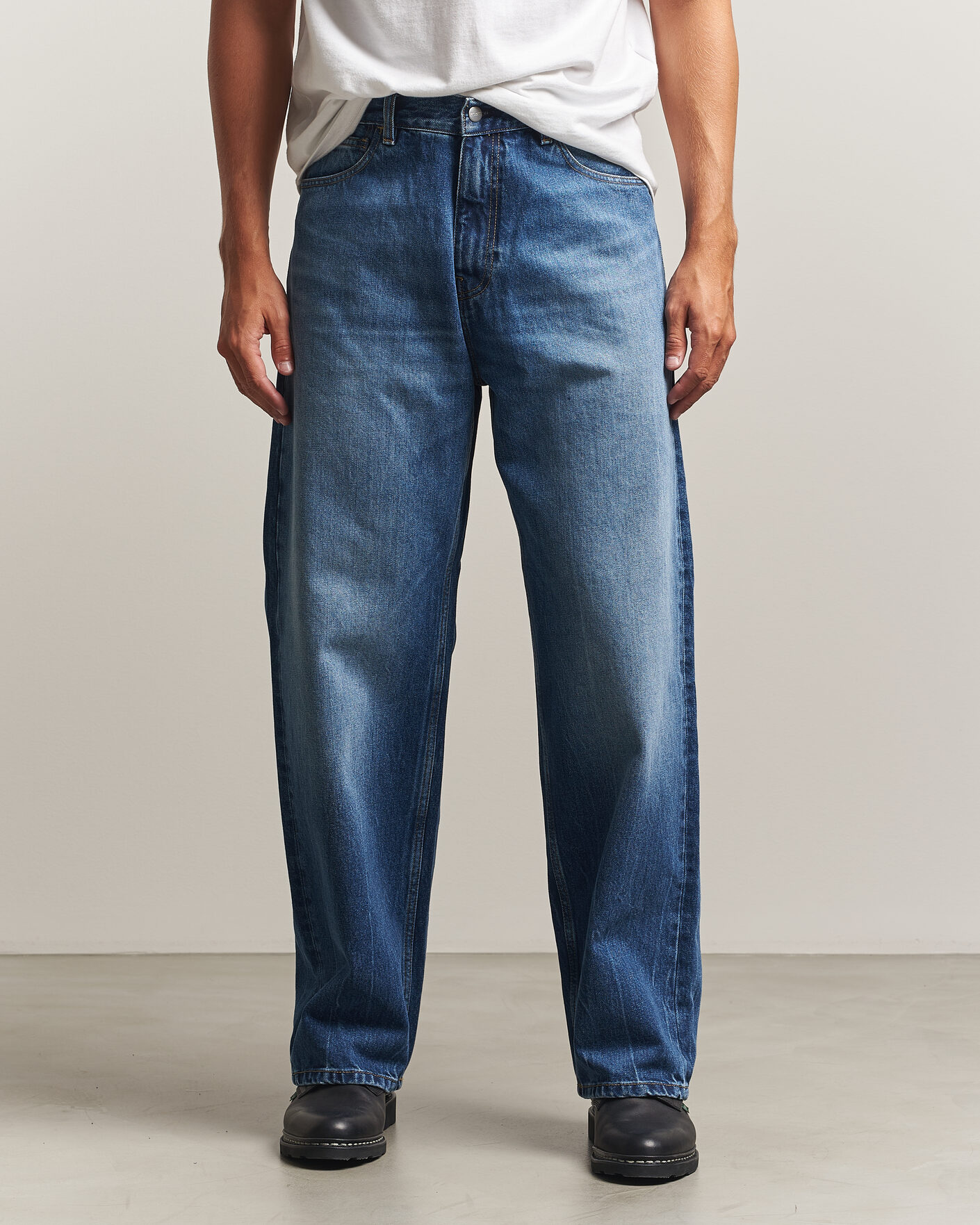 Men | Trousers | Carhartt WIP | Payson Pant Blue Marble Used Wash
