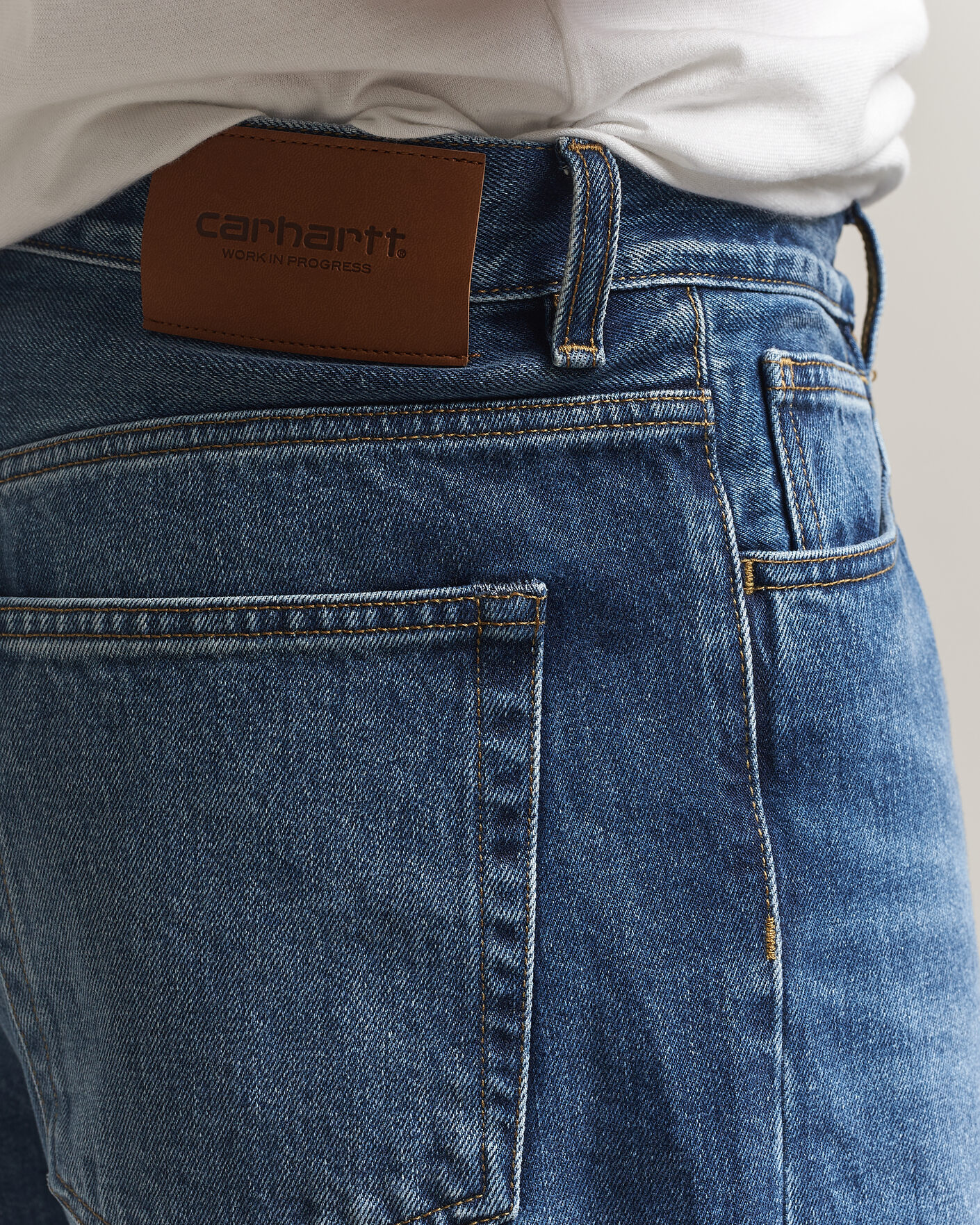 Men | Trousers | Carhartt WIP | Payson Pant Blue Marble Used Wash