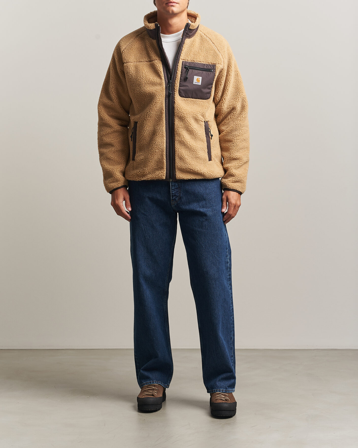 Men | Sweaters & Knitwear | Carhartt WIP | Prentis Pile Liner Whip H Brown