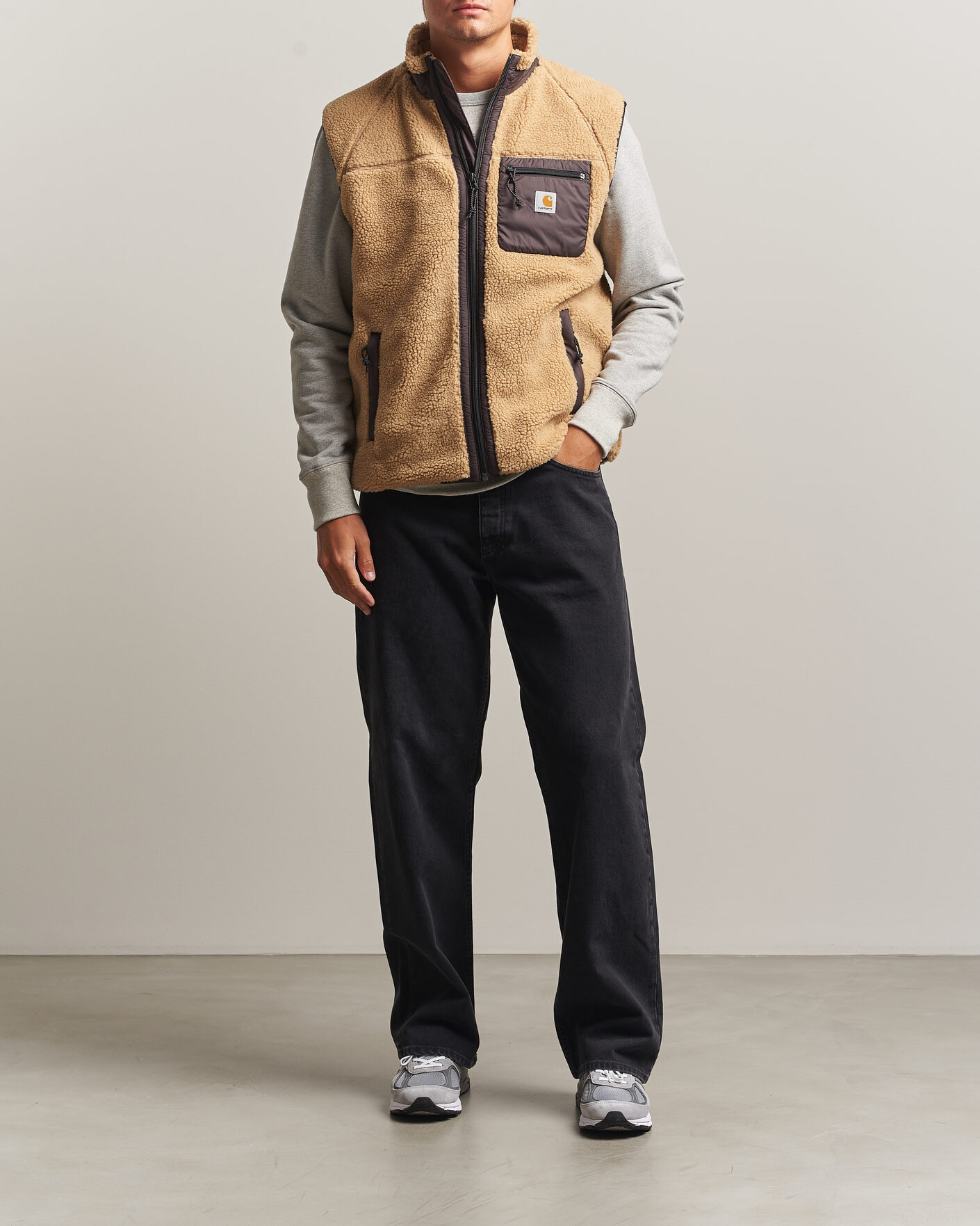 Men | Gilets | Carhartt WIP | Prentis Pile Vest Tobacco