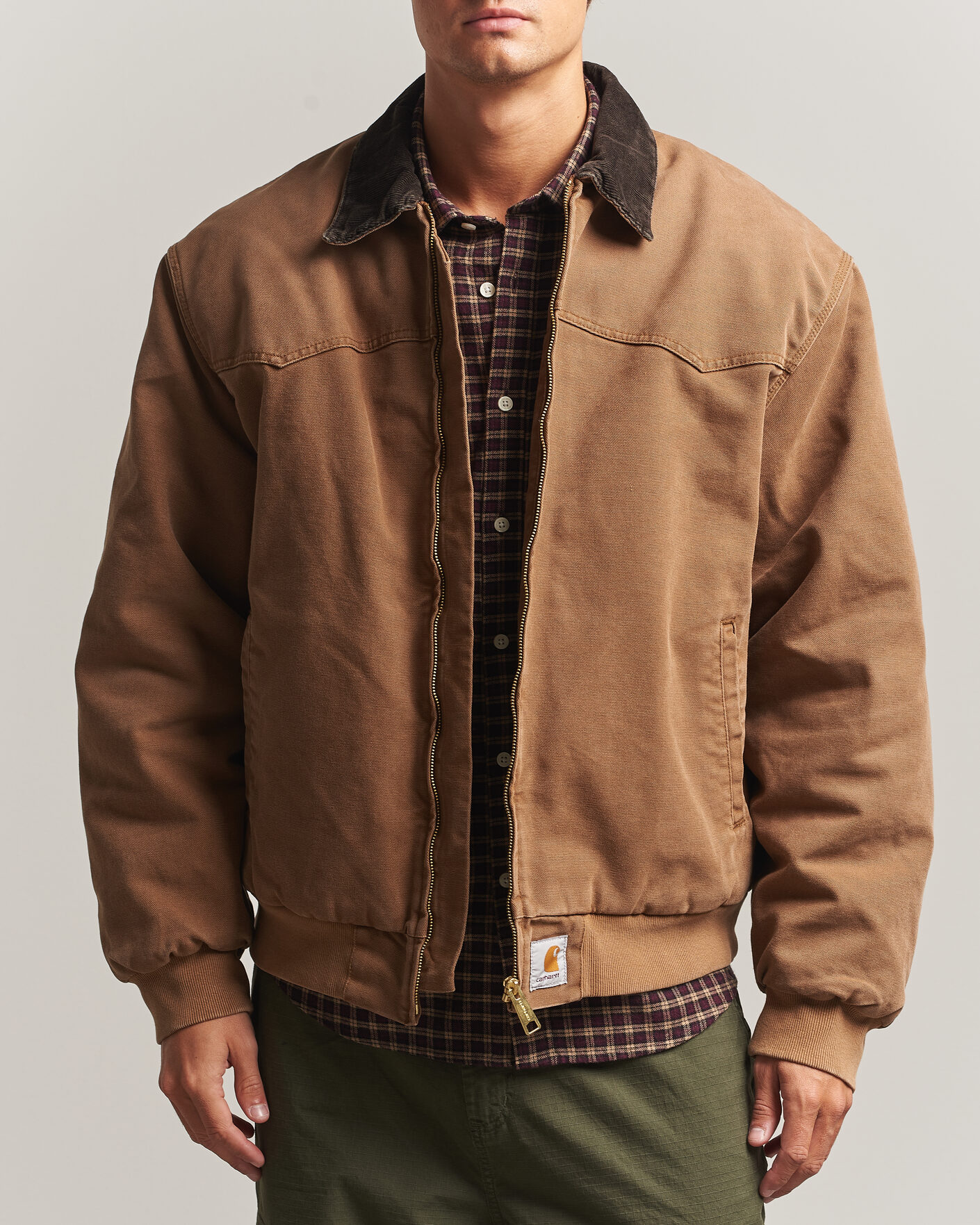 Men | Coats & Jackets | Carhartt WIP | OG Santa Fe Jacket Whip H Brown