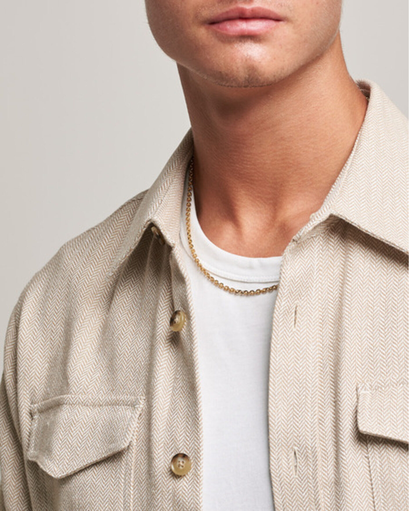 Men | Jewellery | Tom Wood | Anker Chain Necklace Gold