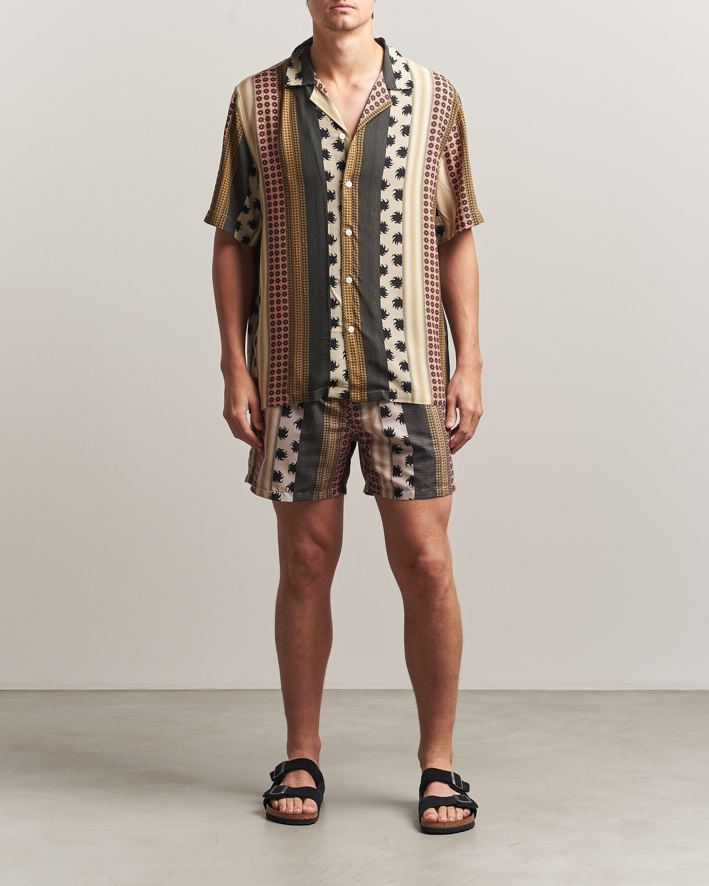 Men | Shirts | OAS | Mixset Rocco Printed Cuba Short Sleeve Shirt Multi
