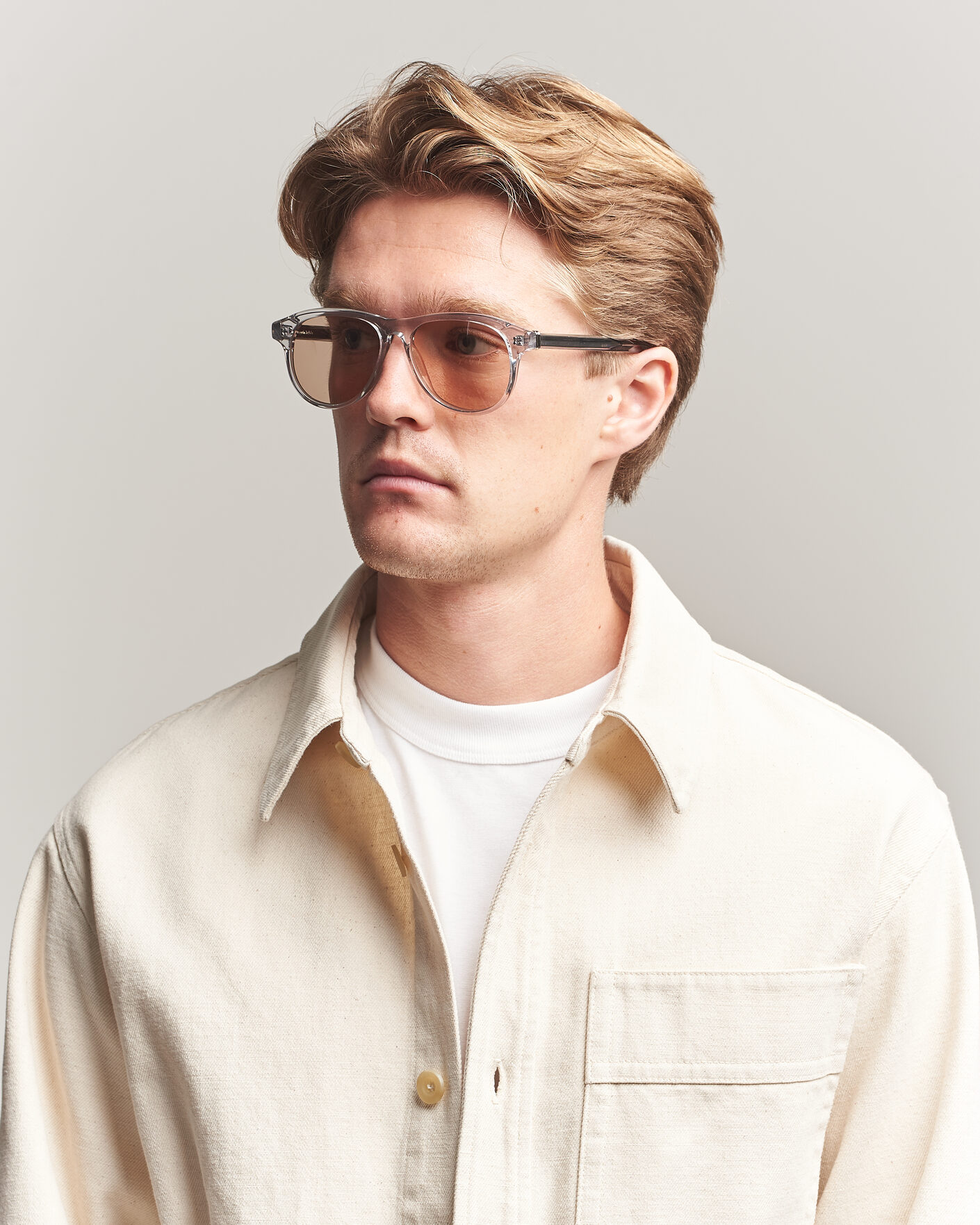 Men | Sunglasses | CHIMI | Fargo Sunglasses Light Grey