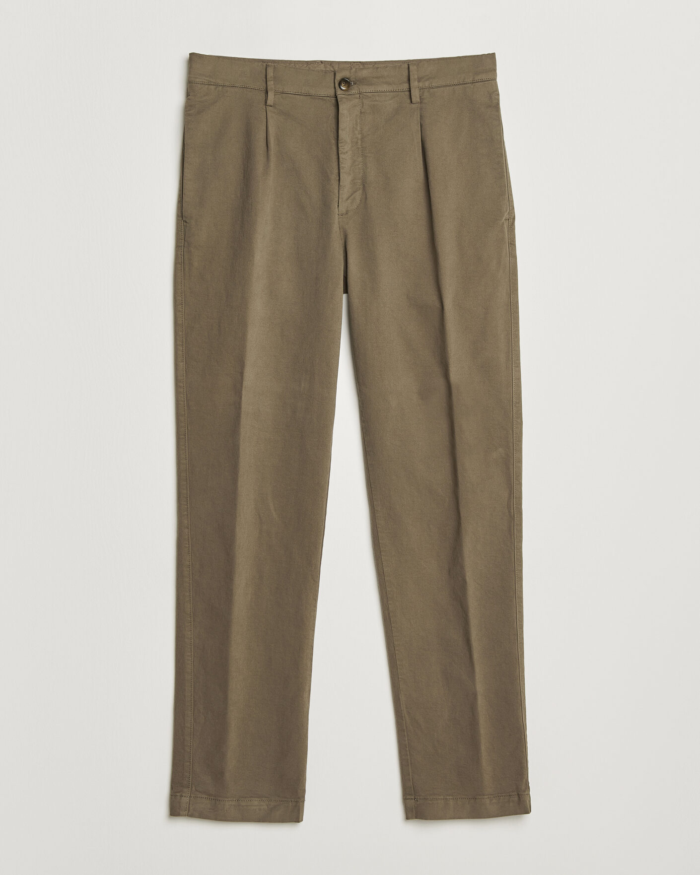 Men | Trousers | Canali | Cotton/Cashmere Chinos Taupe