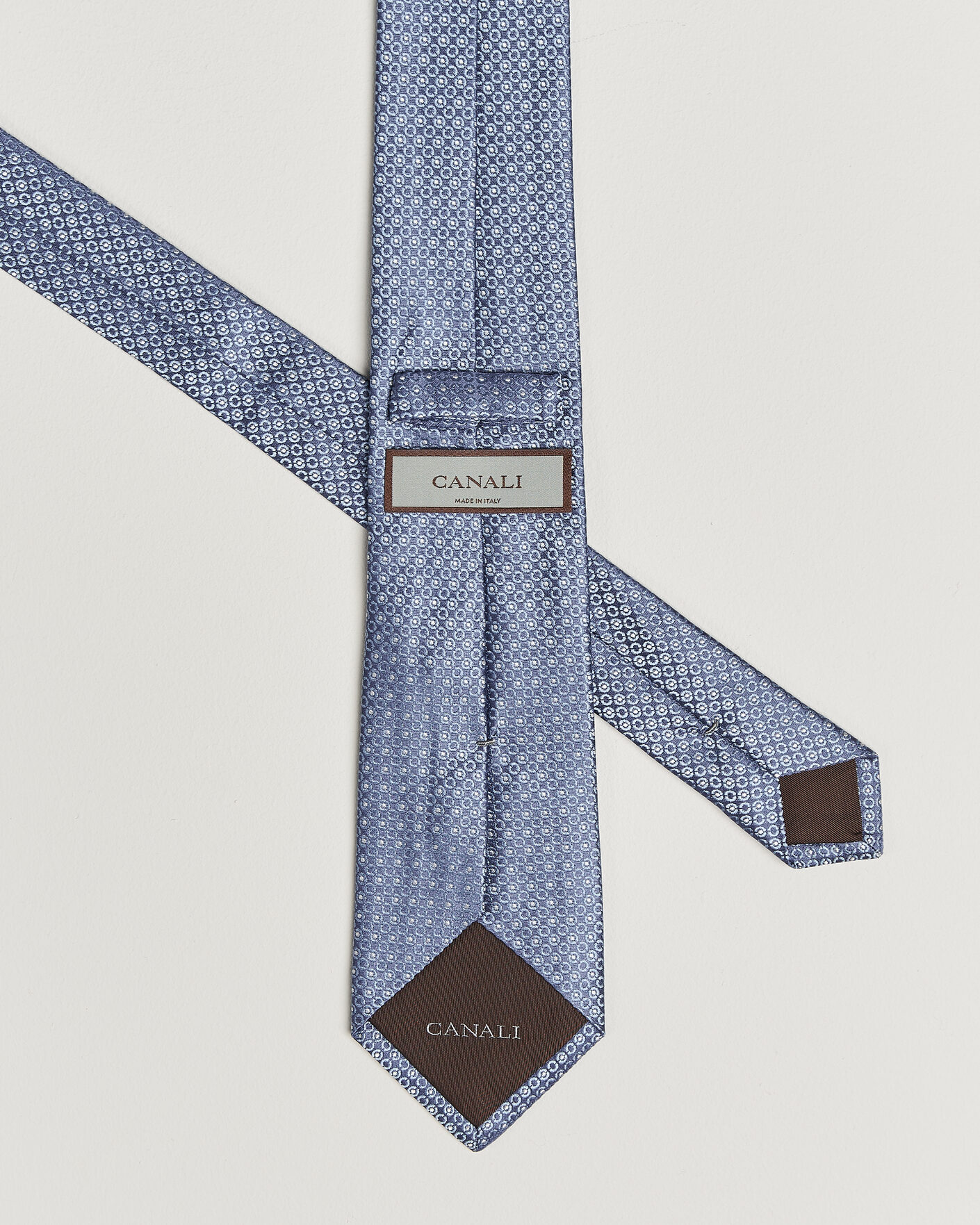Men | Ties | Canali | Jacquard Silk Tie Sky Blue