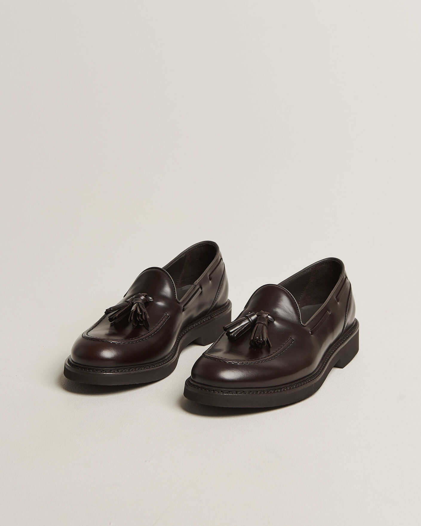 Men | Loafers | Canali | Tassel Loafers Dark Brown Calf