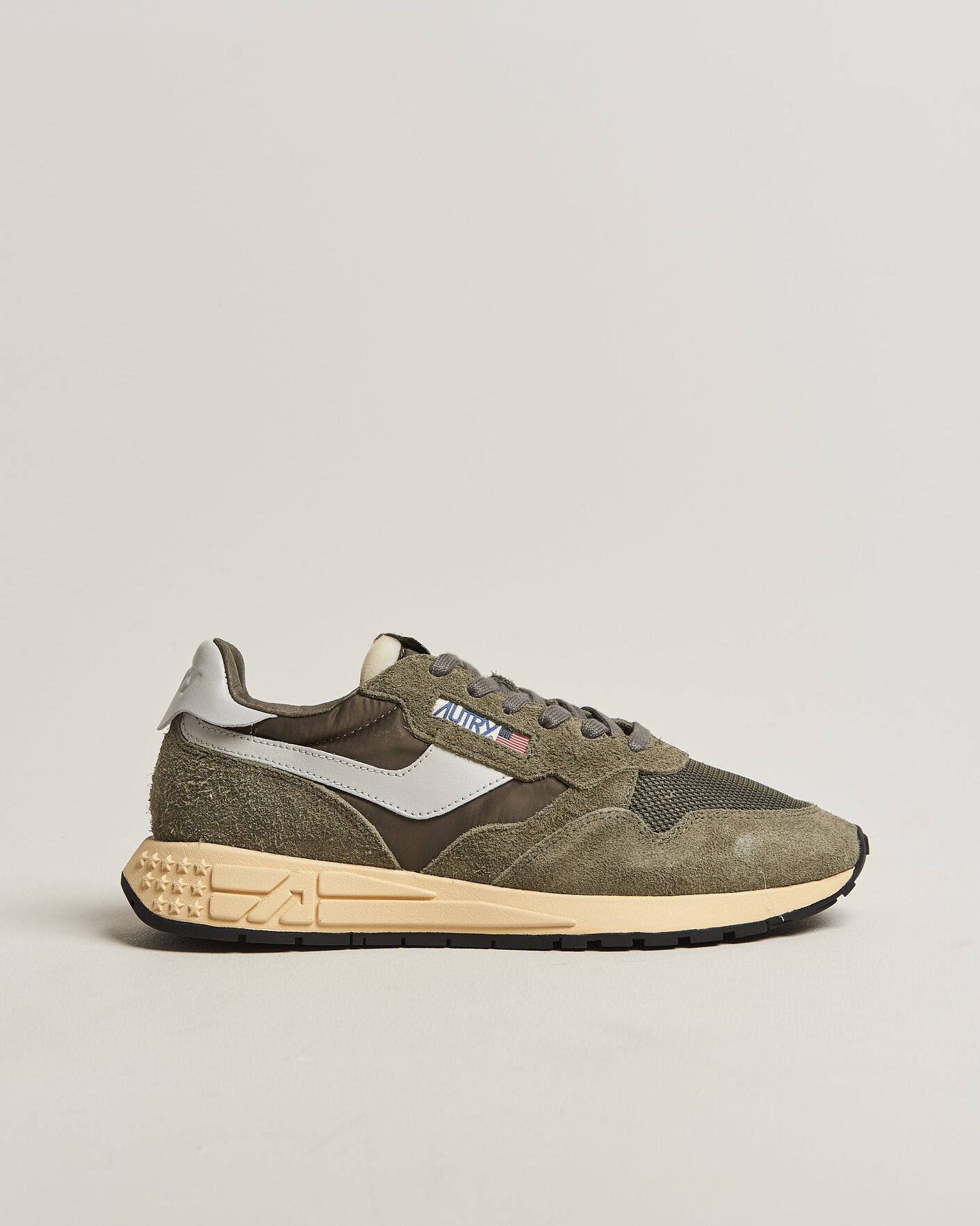 Men | Sneakers | Autry | Reelwind Running Sneaker Olive Night/Grey