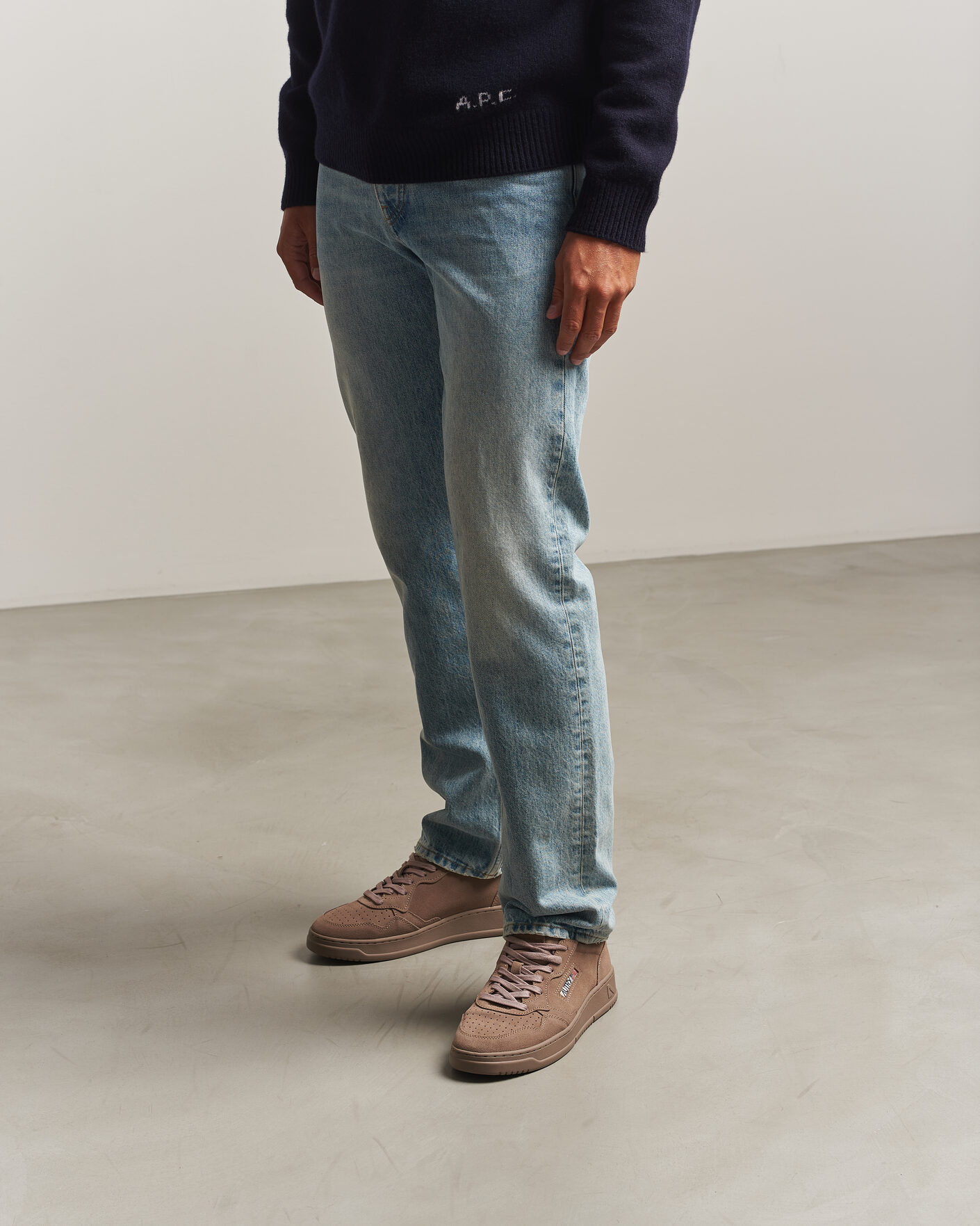 Men | Sneakers | Autry | Medalist Low Suede Sneaker Antilope