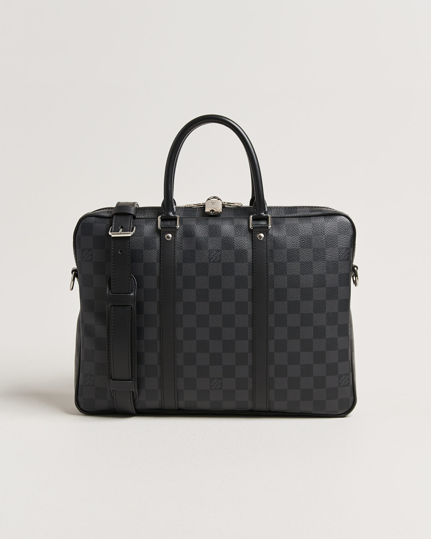 Men | Pre-Owned & Vintage Bags | Louis Vuitton Pre-Owned | Porte Documents Damier Graphite