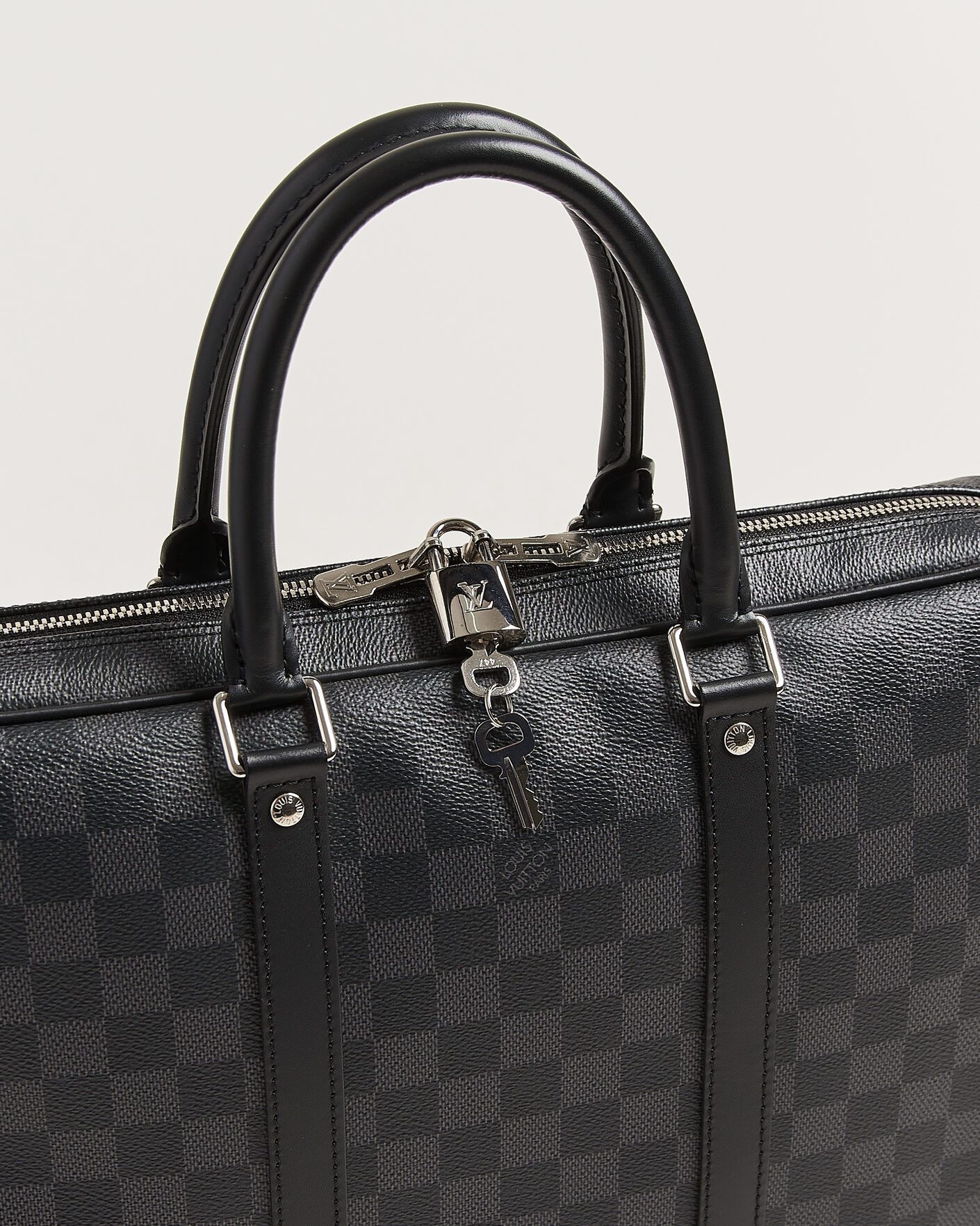 Men | Pre-Owned & Vintage Bags | Louis Vuitton Pre-Owned | Porte Documents Damier Graphite