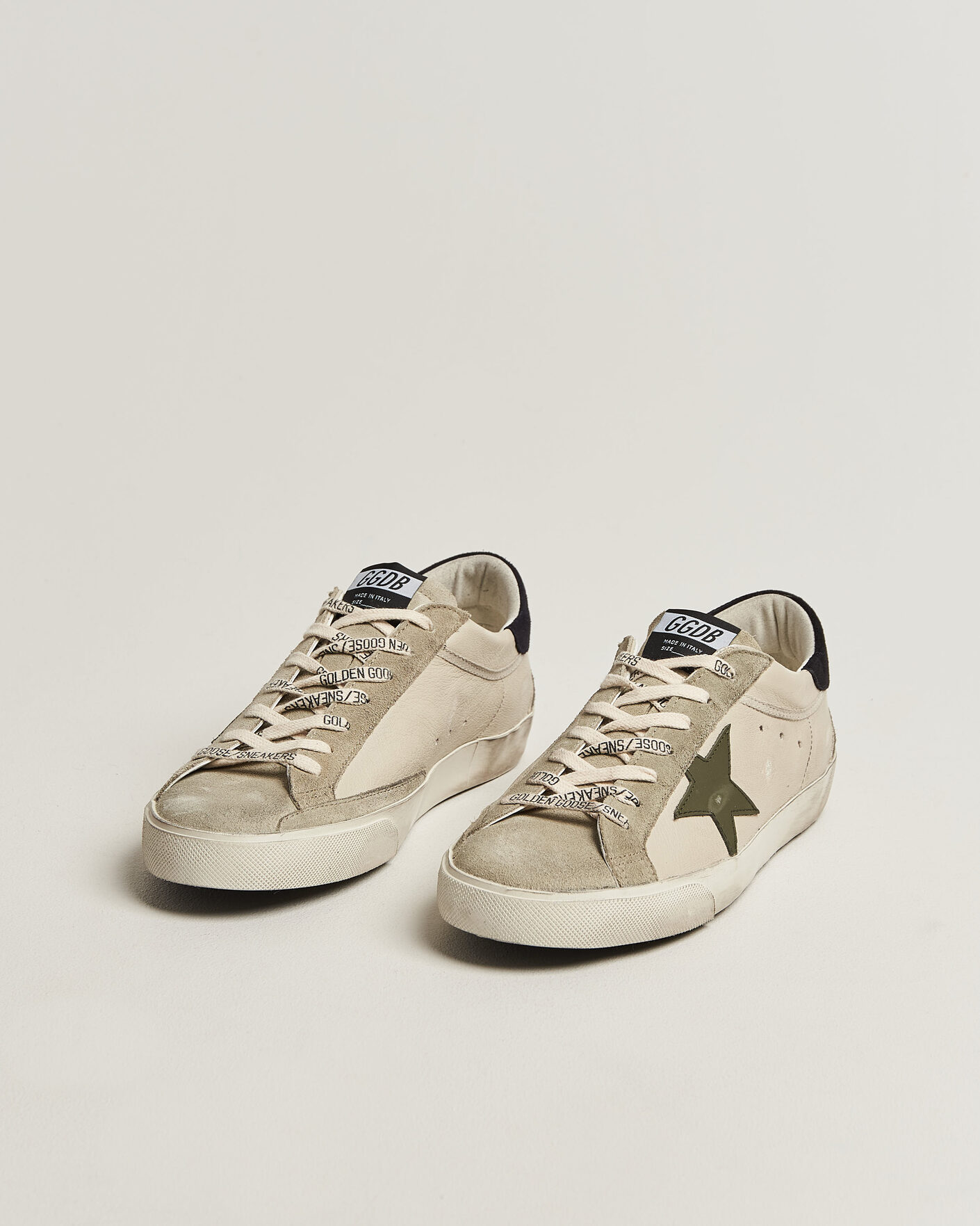 Men | Sneakers | Golden Goose | Super-Star Sneakers Cream/Grey