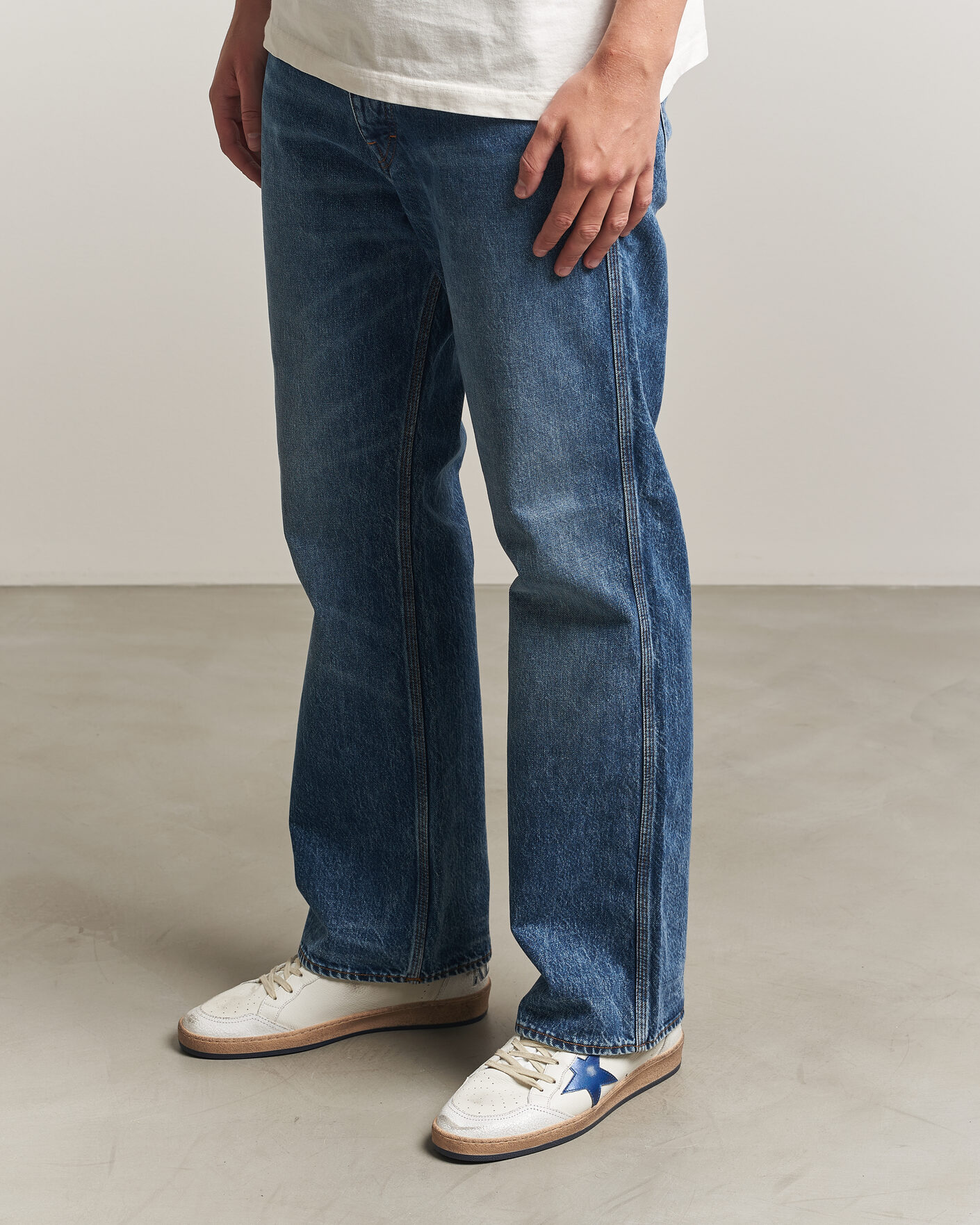 Men | Sneakers | Golden Goose | Ball Star Sneakers White/Blue
