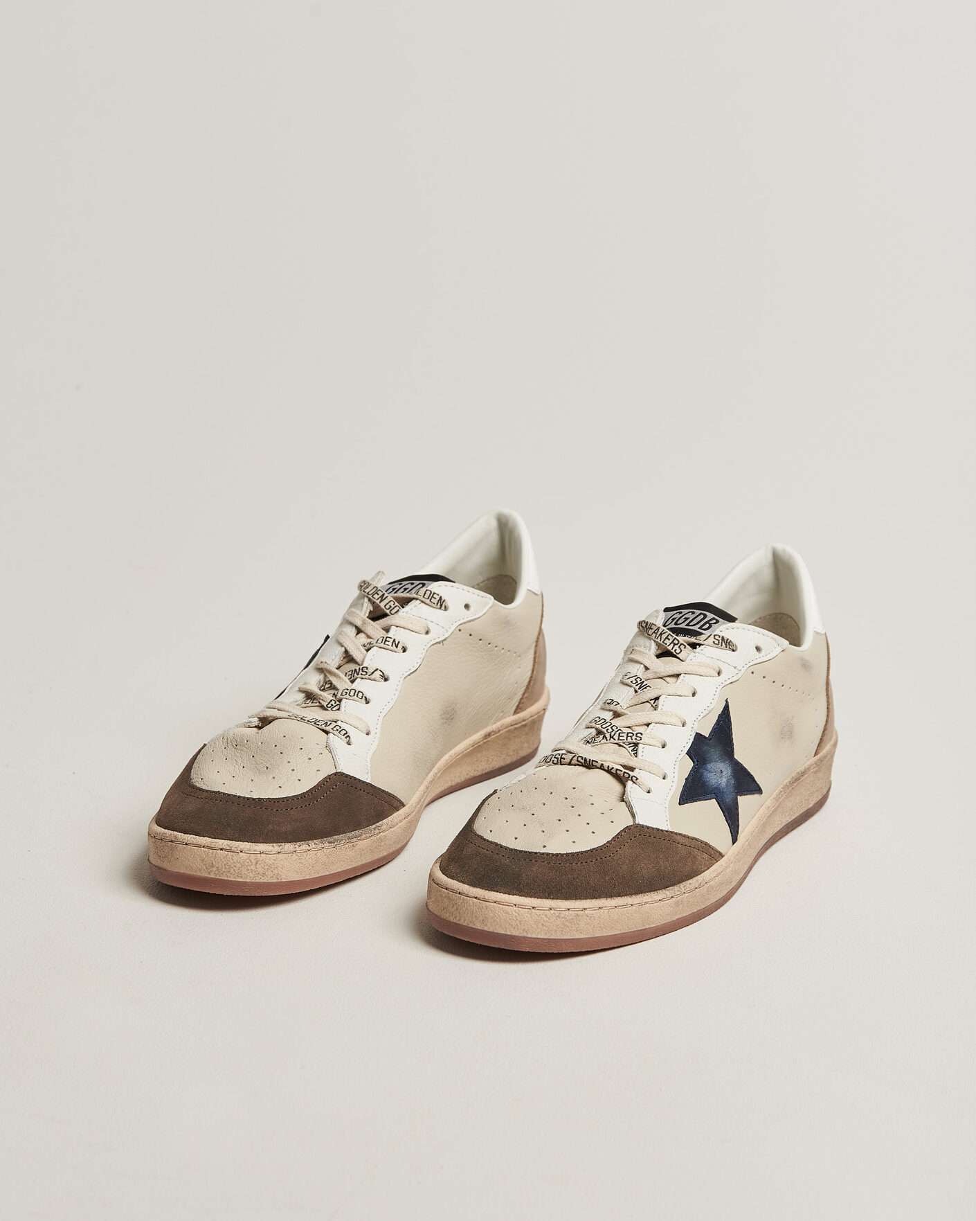 Men | Sneakers | Golden Goose | Ball Star Sneakers Cream/Grey