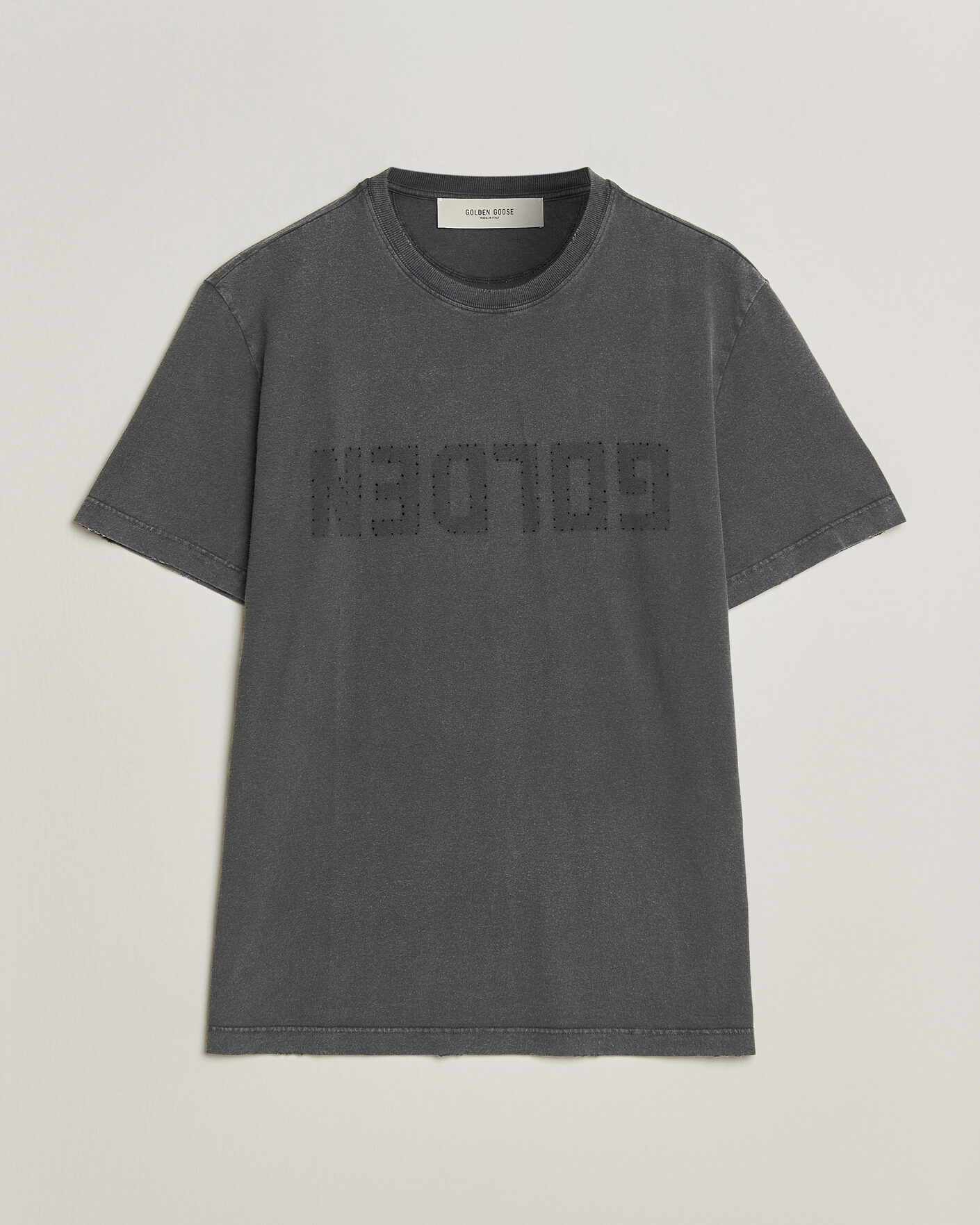 Men | T-Shirts | Golden Goose | Distressed Cotton T-Shirt Anthracite