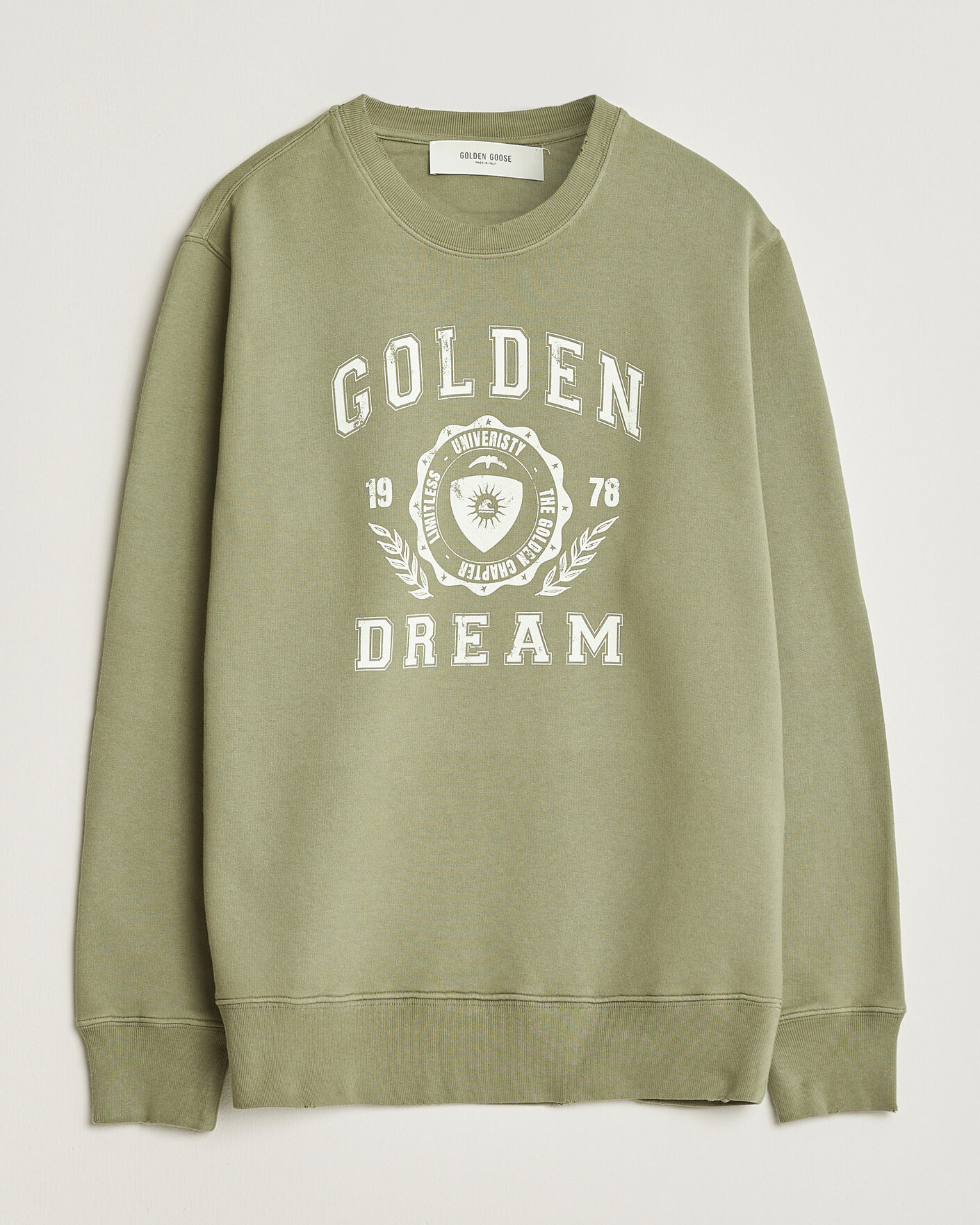 Men | Sweaters & Knitwear | Golden Goose | Garment Dyed Sweatshirt Vintage Kalamata