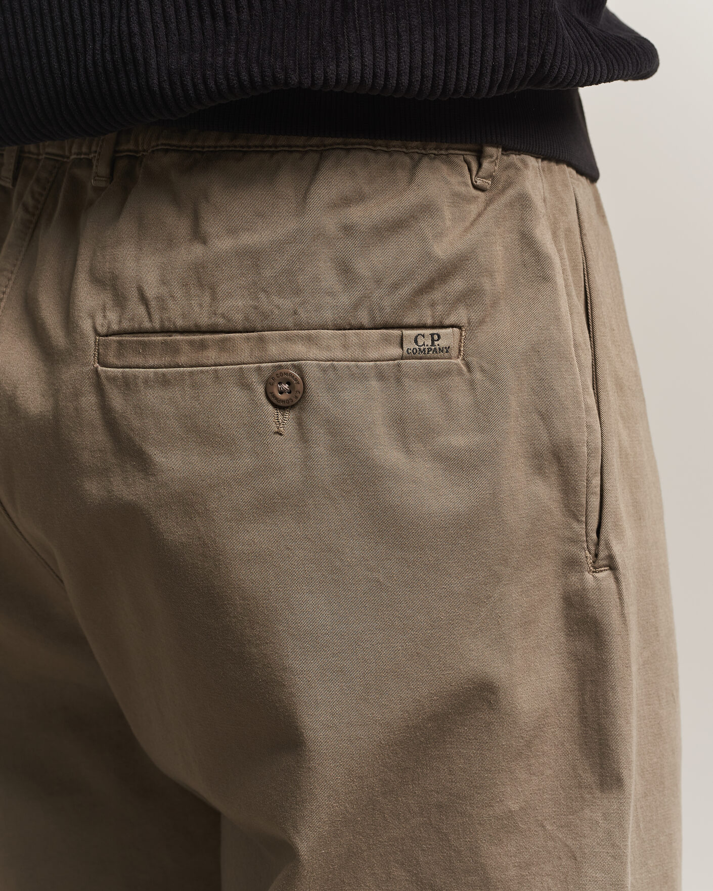 Men | Trousers | C.P. Company | Cotton Gabardine Pants Grey