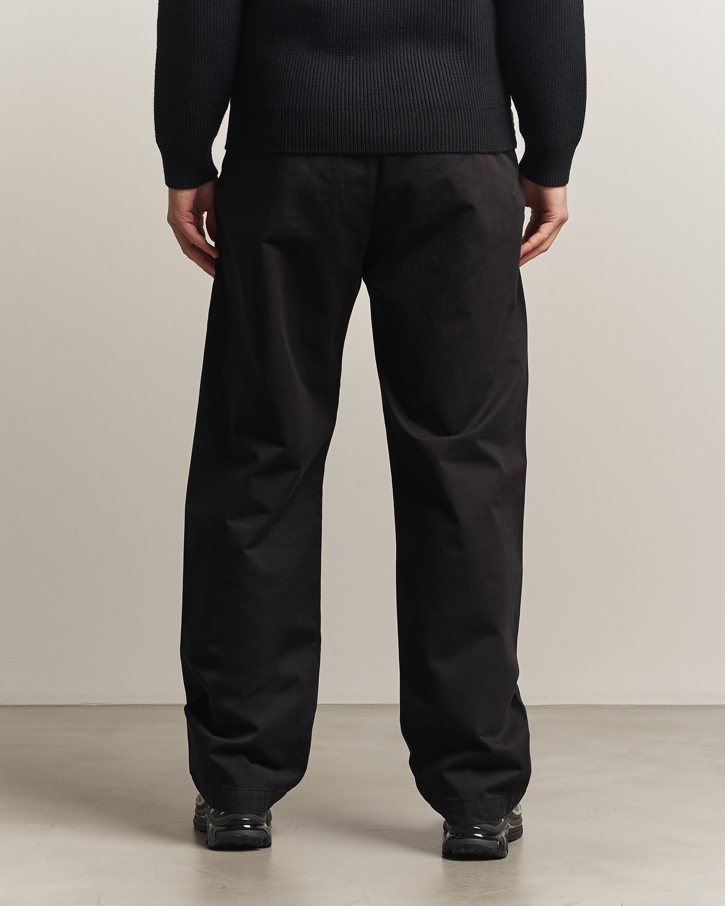 Men | Trousers | C.P. Company | Cotton Gabardine Pants Black