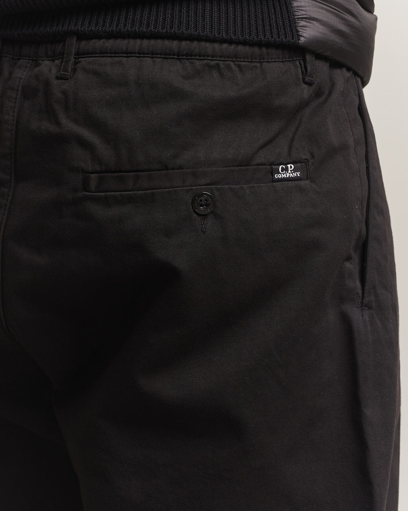 Men | Trousers | C.P. Company | Cotton Gabardine Pants Black
