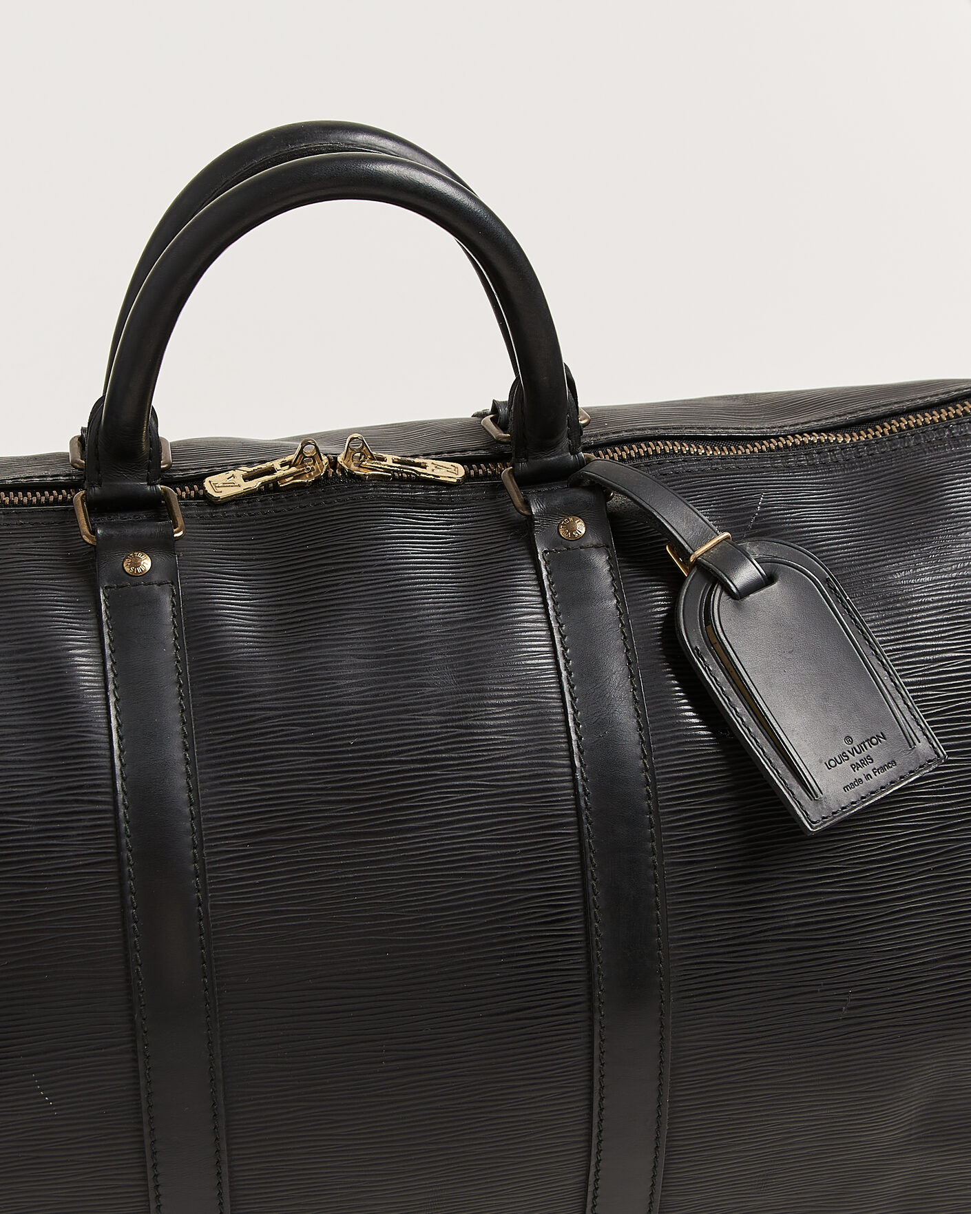 Men | Pre-Owned & Vintage Bags | Louis Vuitton Pre-Owned | Keepall 50 Epi Leather Black