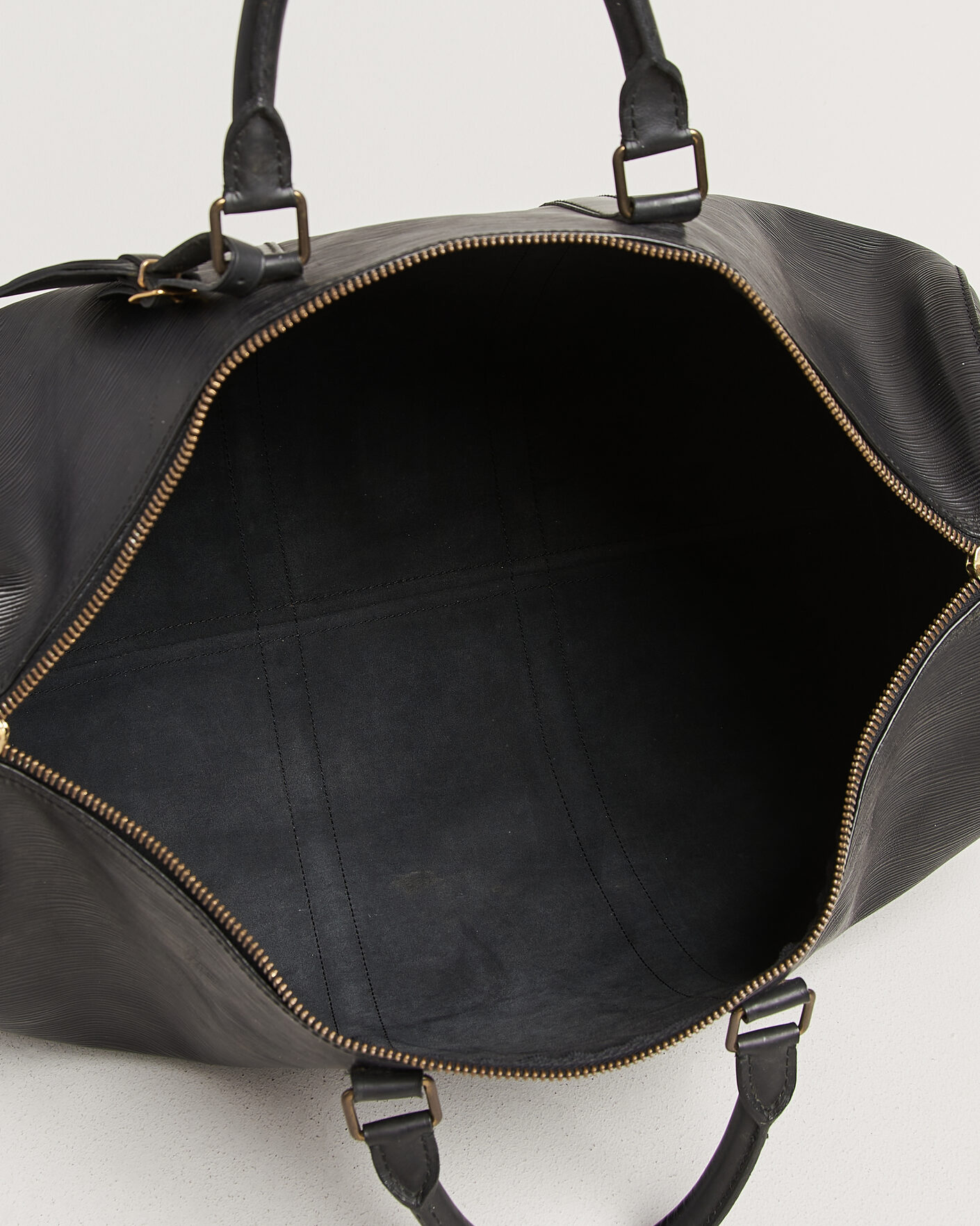 Men | Pre-Owned & Vintage Bags | Louis Vuitton Pre-Owned | Keepall 50 Epi Leather Black