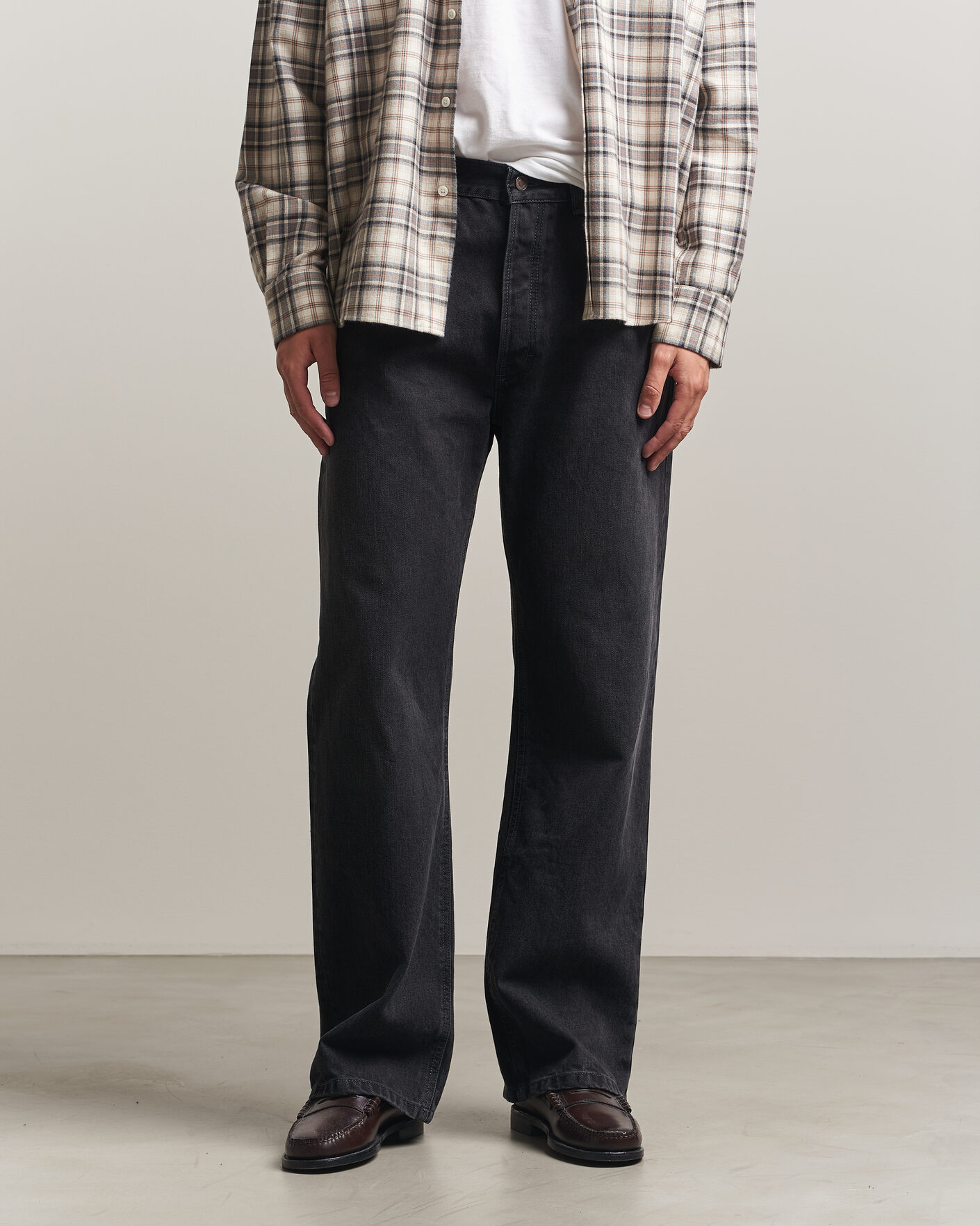 Men | Trousers | Jeanerica | VM009 Vega Jeans Gesso Black